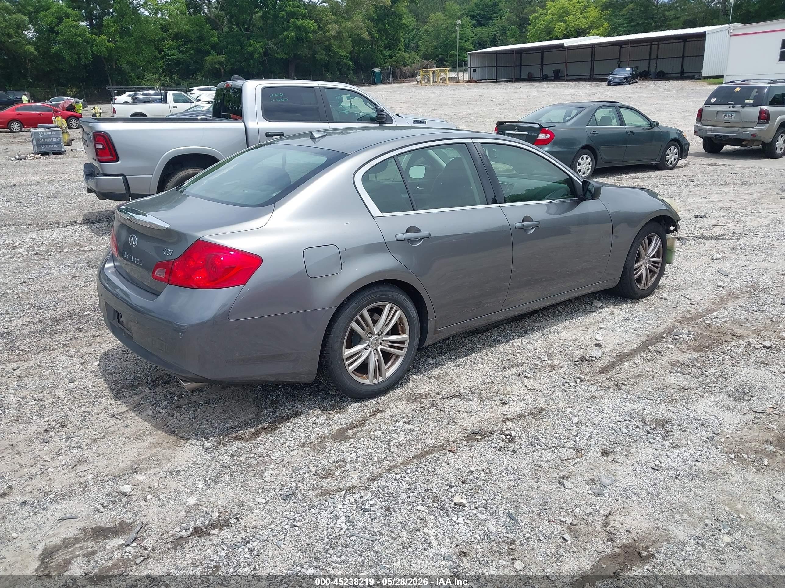 2012 Infiniti G37 Journey Gray vin: JN1CV6AP2CM621351