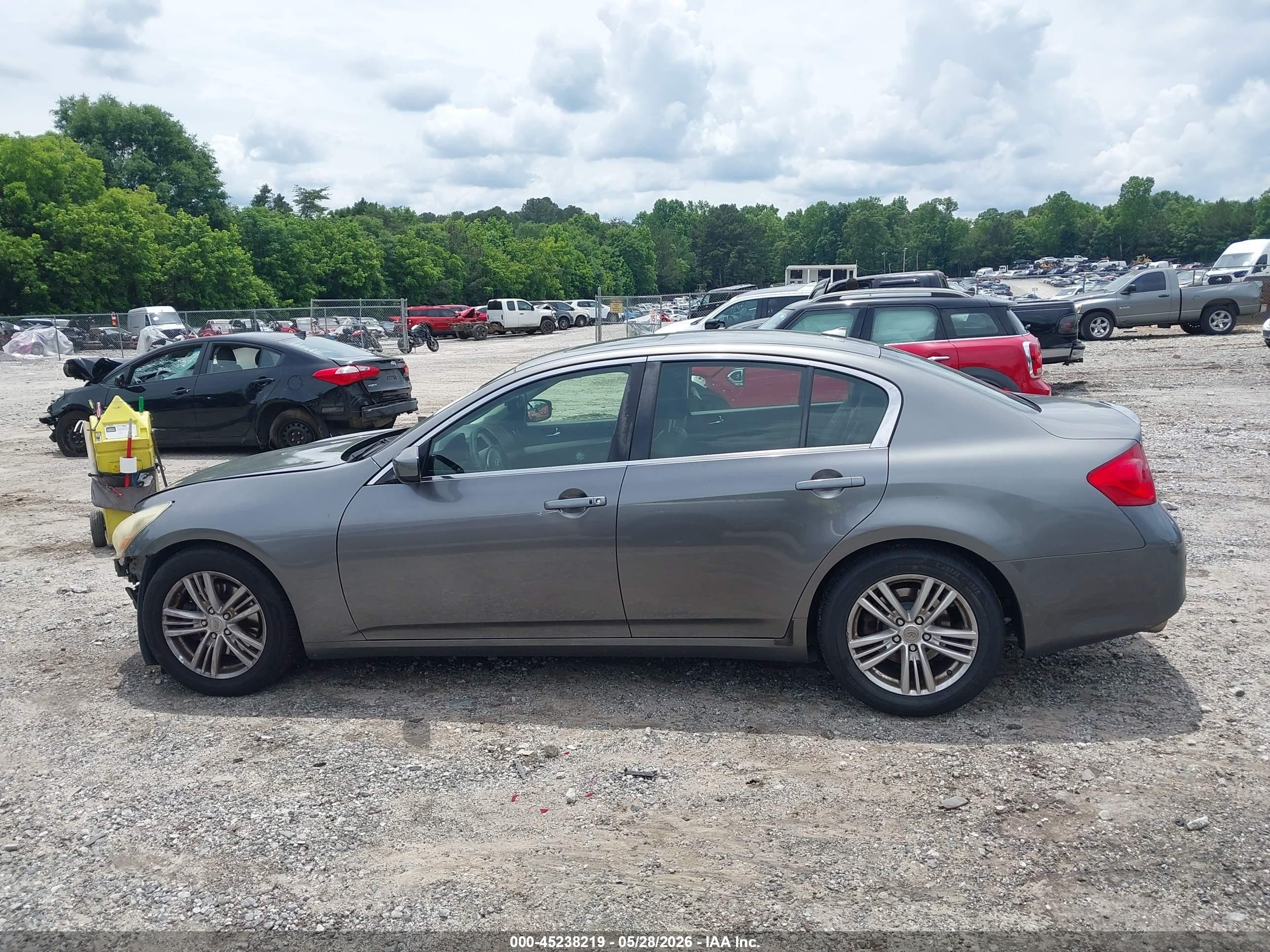 2012 Infiniti G37 Journey Gray vin: JN1CV6AP2CM621351