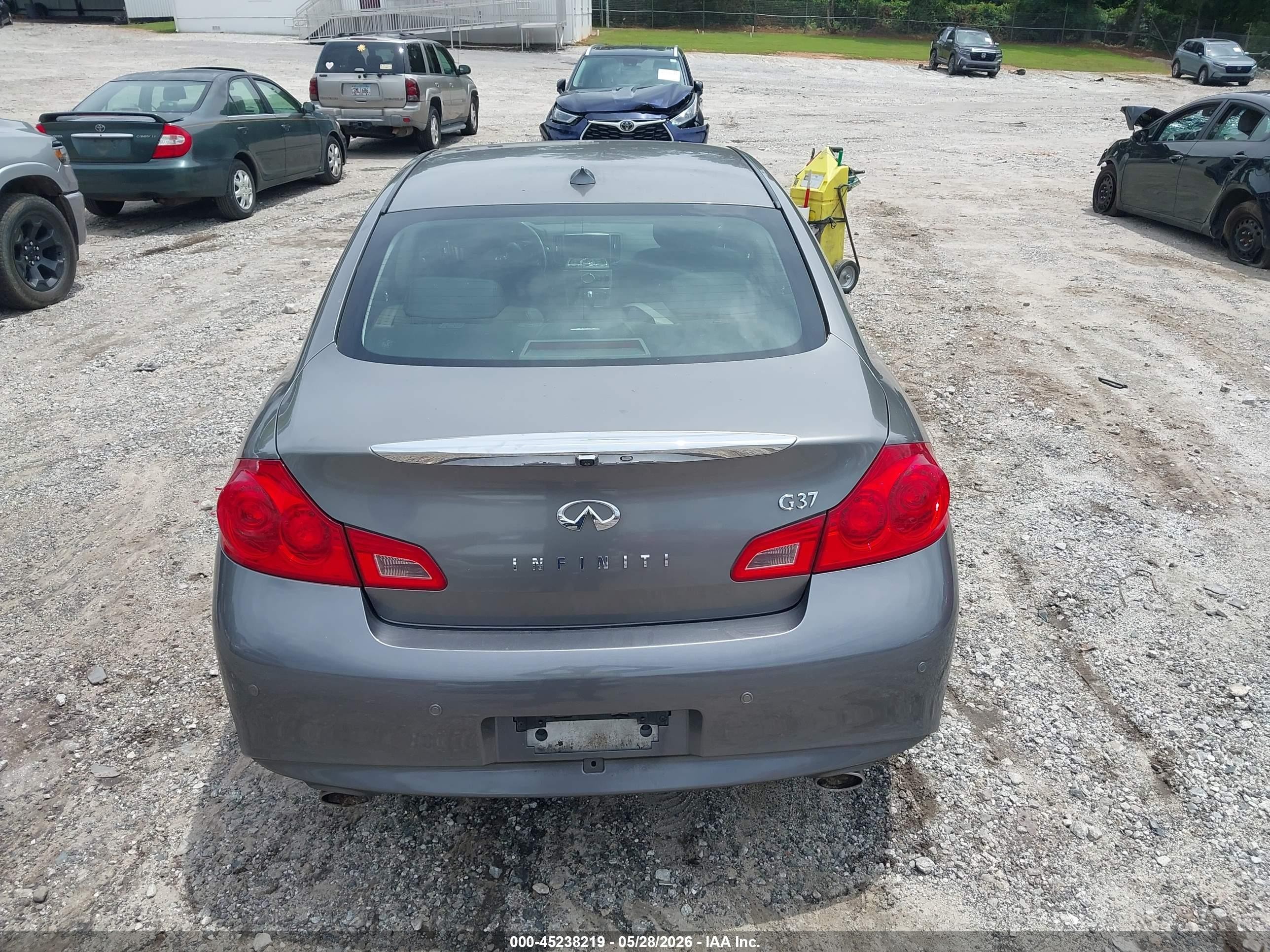 2012 Infiniti G37 Journey Gray vin: JN1CV6AP2CM621351