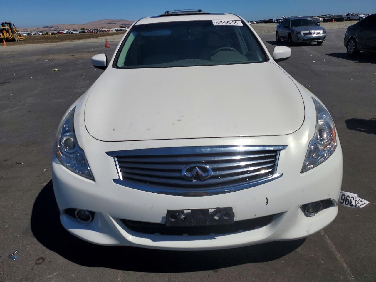 2012 Infiniti G37 Sedan Journey White vin: JN1CV6AP2CM623410