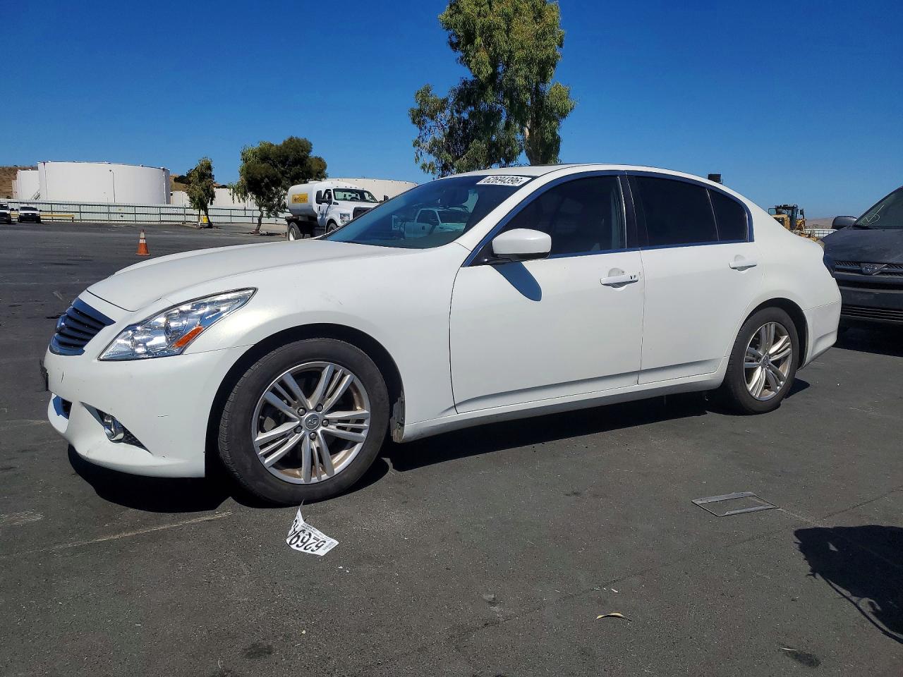 2012 Infiniti G37 Sedan Journey White vin: JN1CV6AP2CM623410