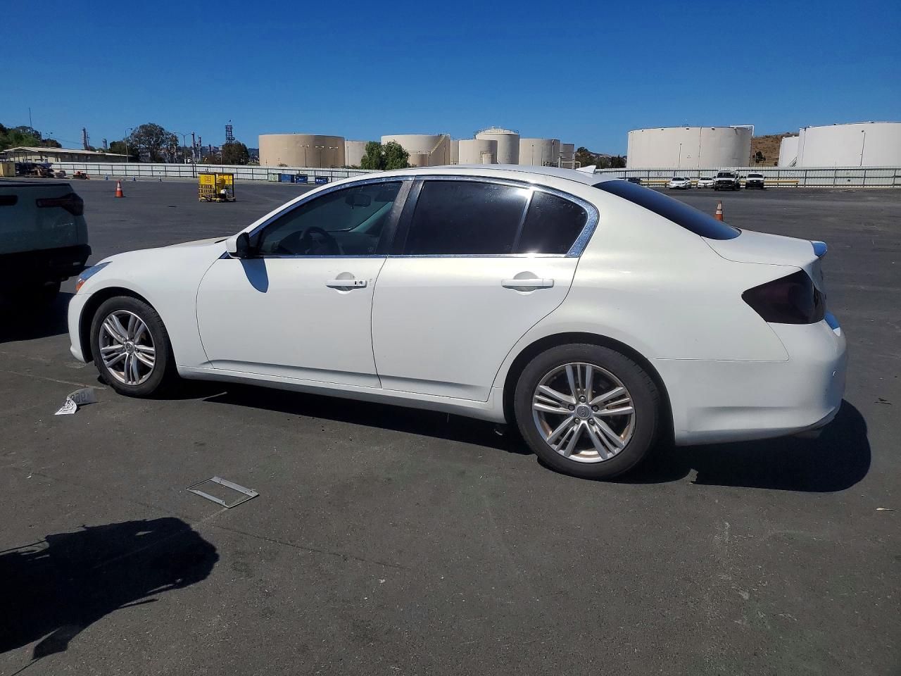 2012 Infiniti G37 Sedan Journey White vin: JN1CV6AP2CM623410