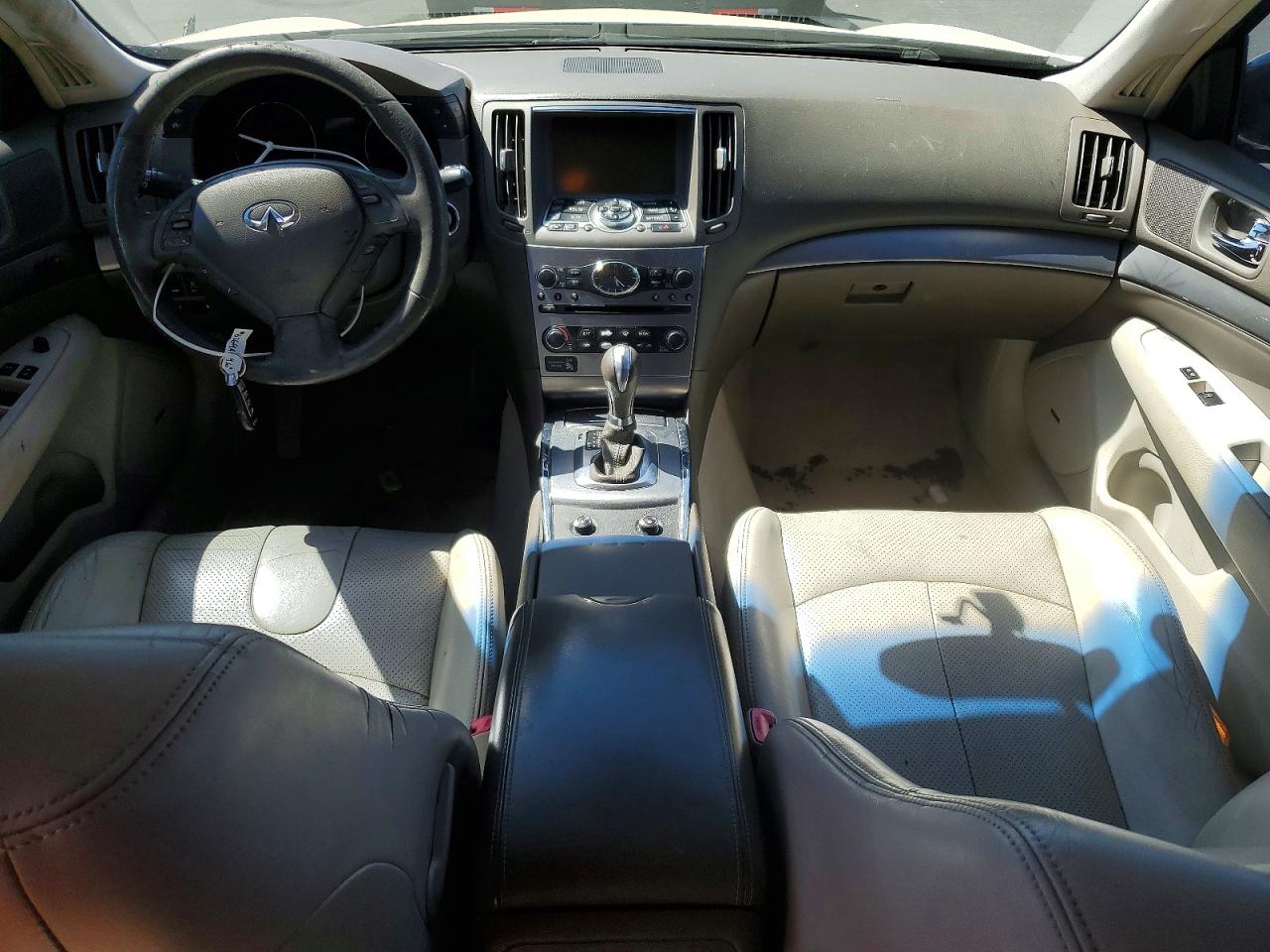 2012 Infiniti G37 Sedan Journey White vin: JN1CV6AP2CM623410