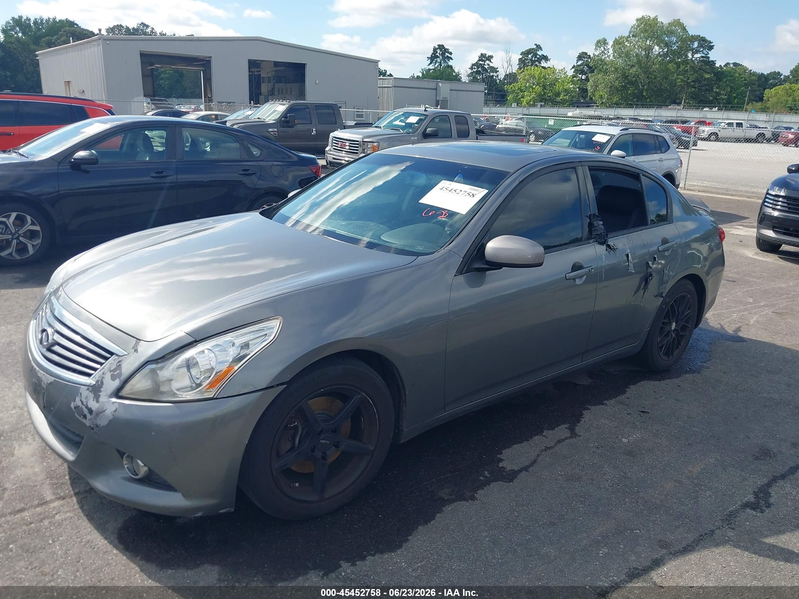 2012 Infiniti G37 Journey Gray vin: JN1CV6AP2CM626260