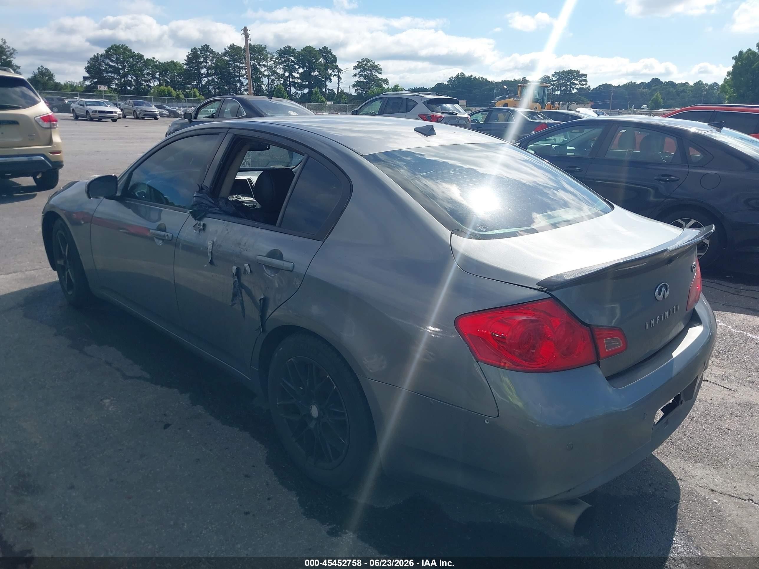 2012 Infiniti G37 Journey Gray vin: JN1CV6AP2CM626260