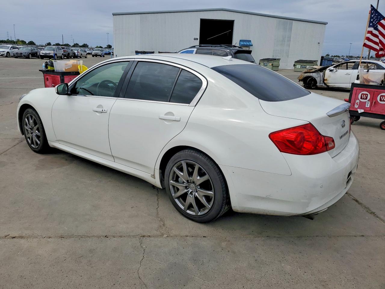 2012 Infiniti G37 Sedan Journey White vin: JN1CV6AP2CM931483