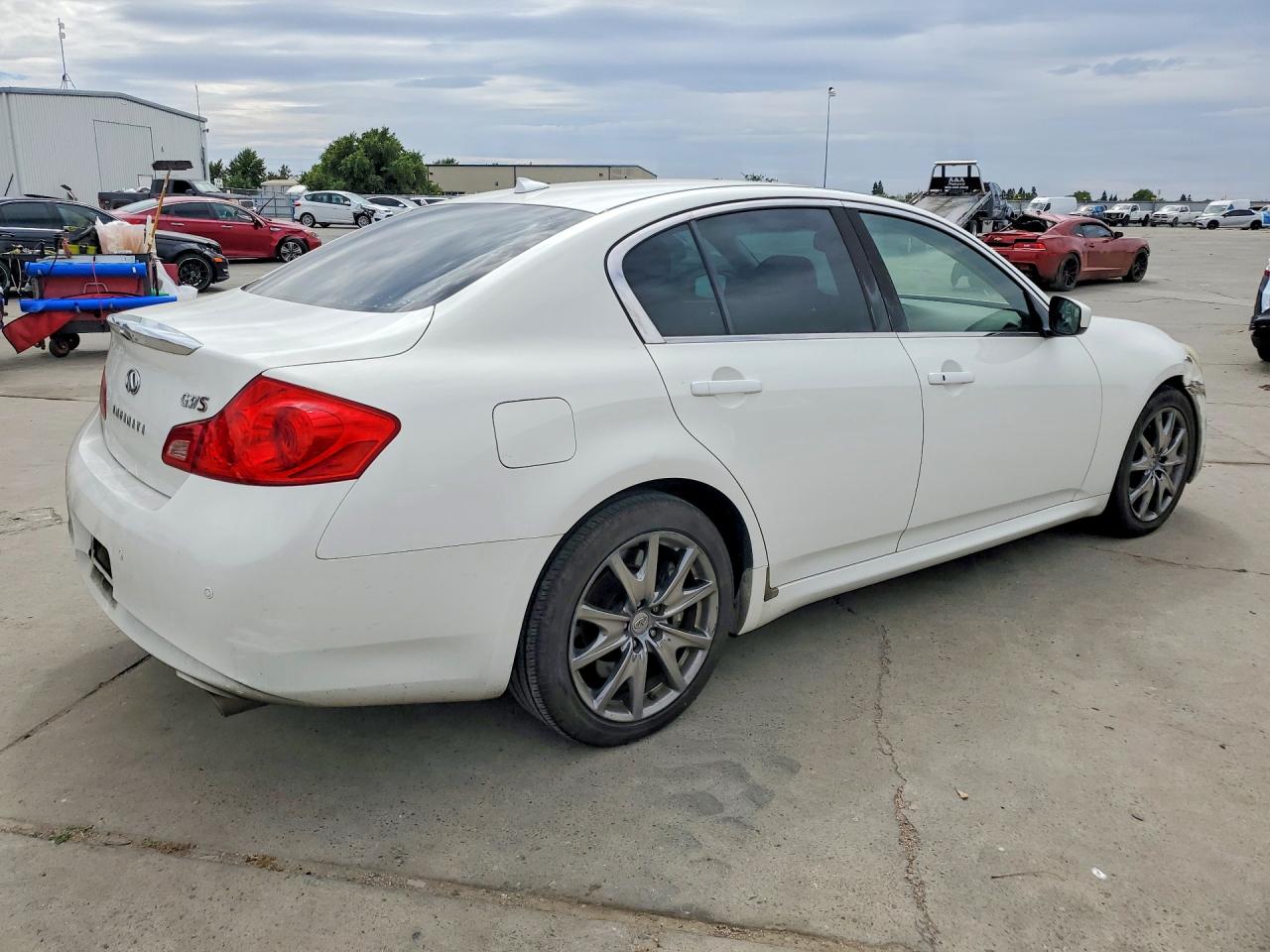 2012 Infiniti G37 Sedan Journey White vin: JN1CV6AP2CM931483