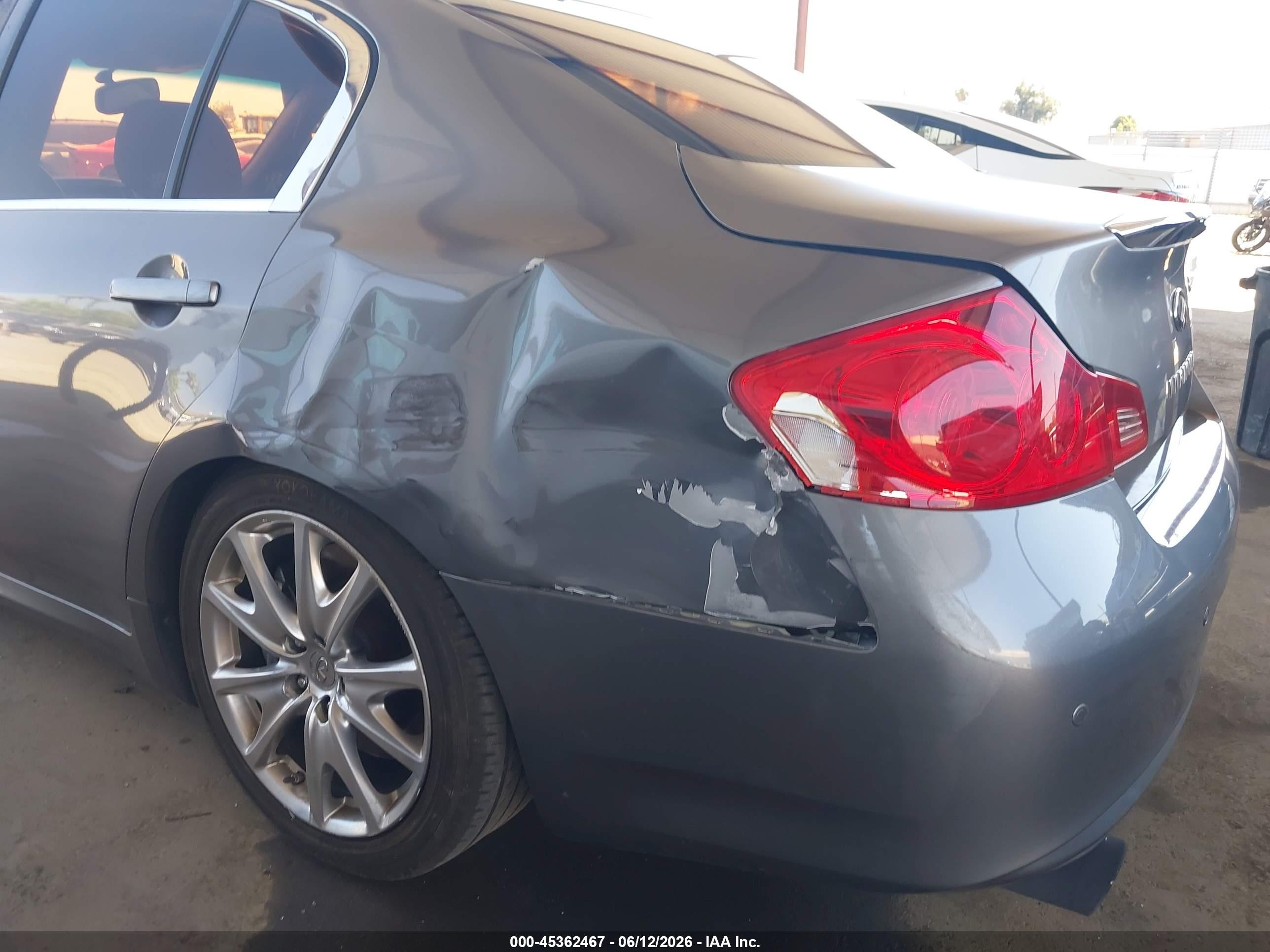 2012 Infiniti G37 Journey Gray vin: JN1CV6AP2CM934965