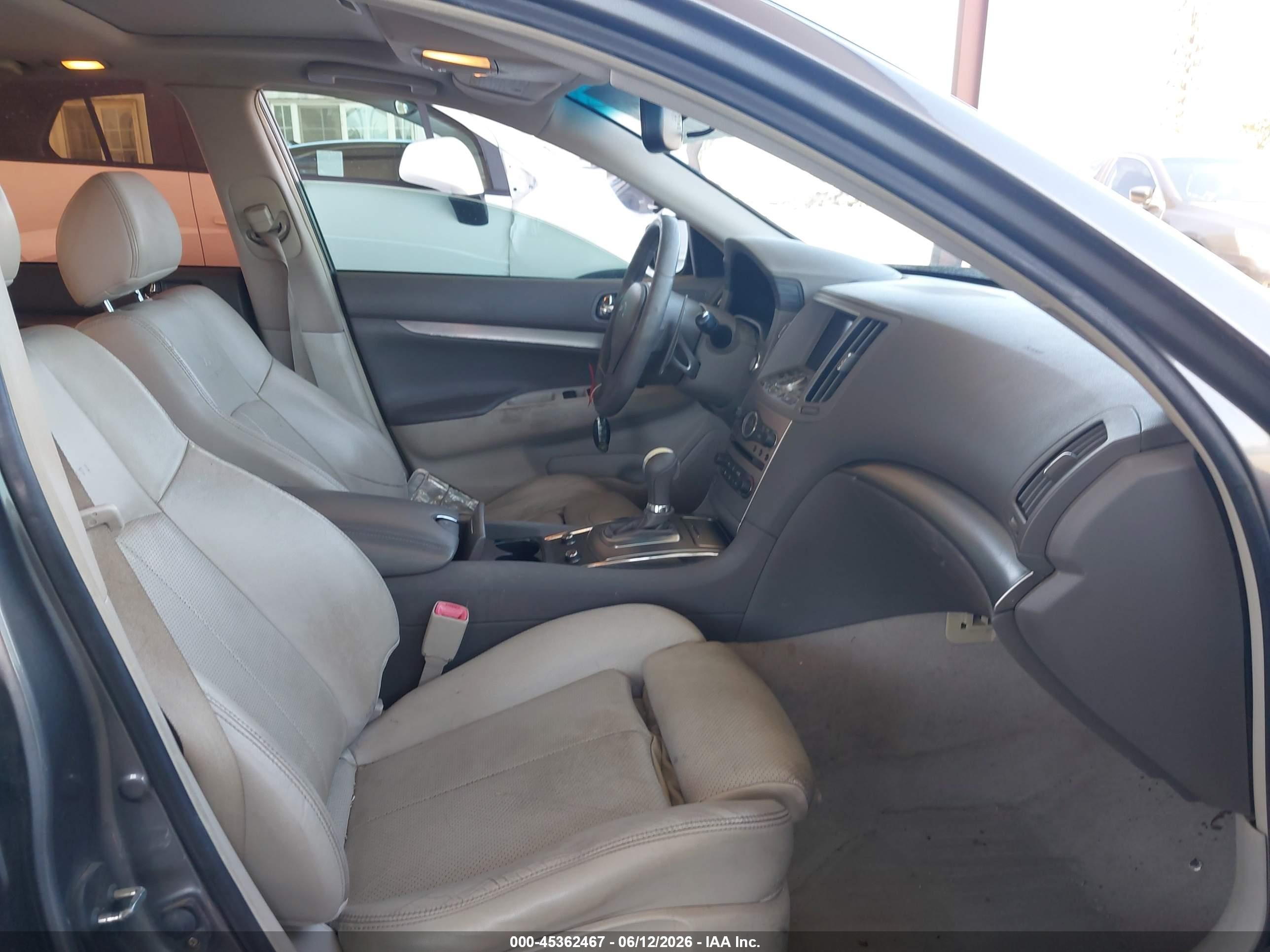 2012 Infiniti G37 Journey Gray vin: JN1CV6AP2CM934965