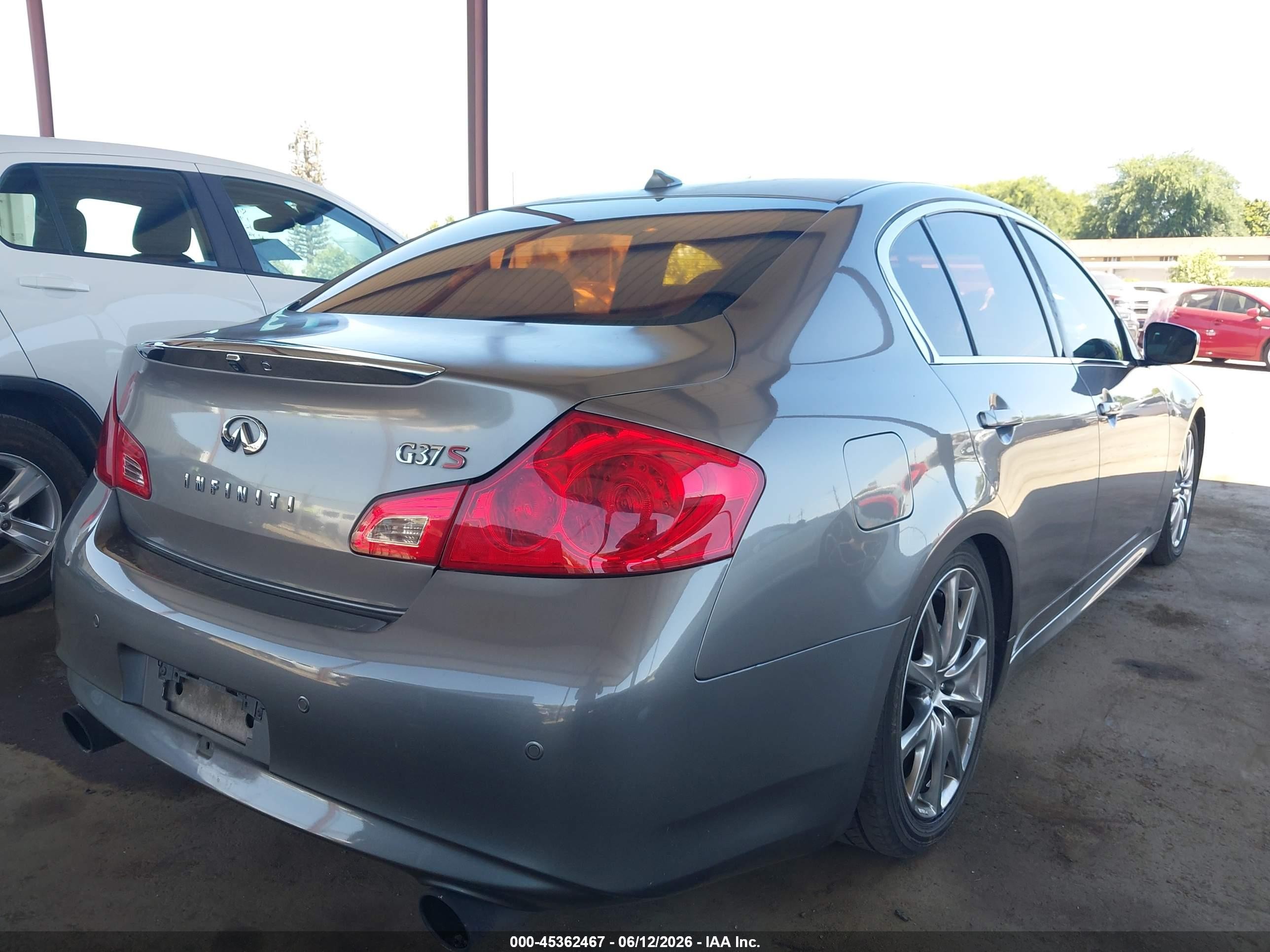 2012 Infiniti G37 Journey Gray vin: JN1CV6AP2CM934965