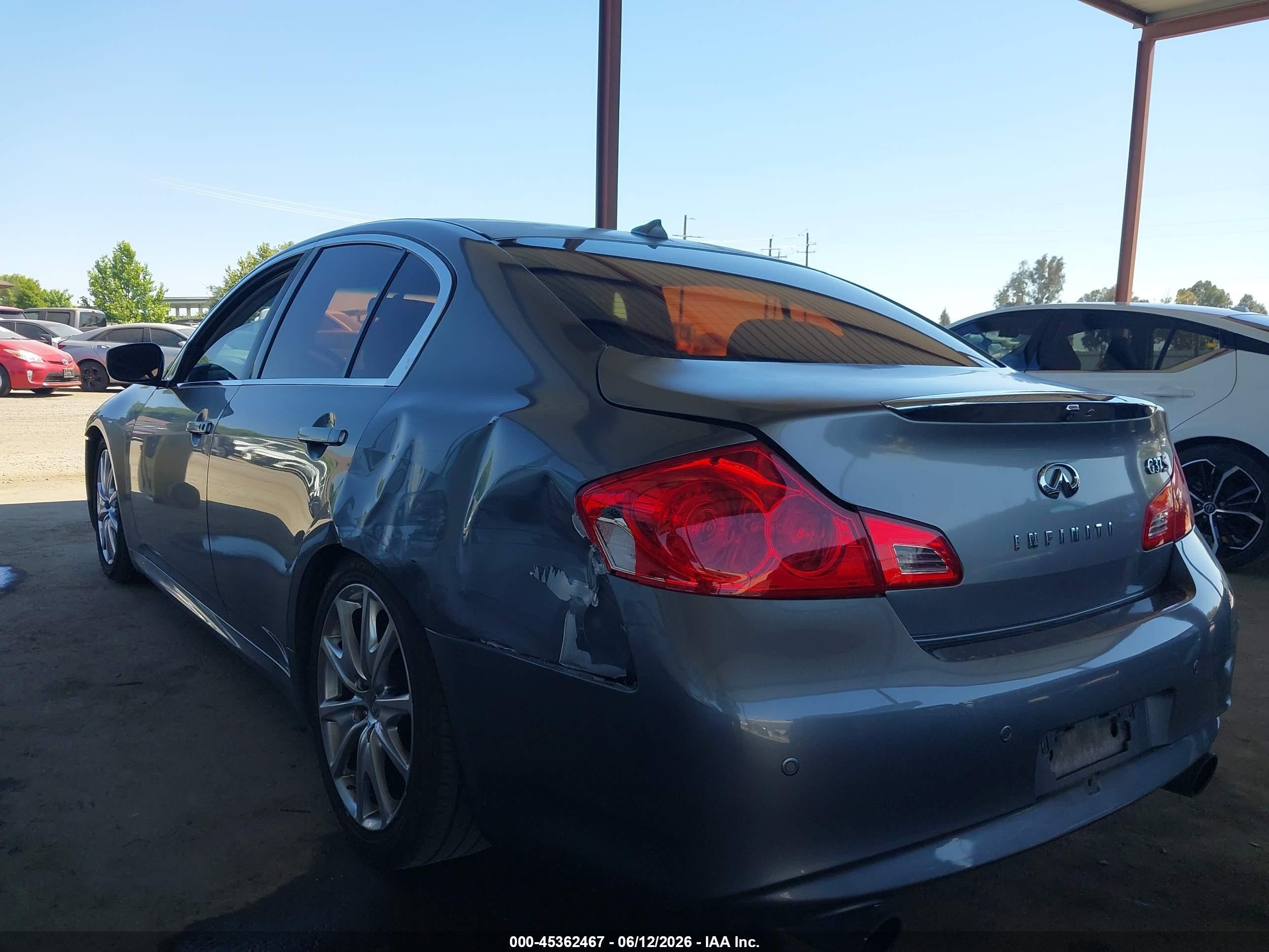 2012 Infiniti G37 Journey Gray vin: JN1CV6AP2CM934965