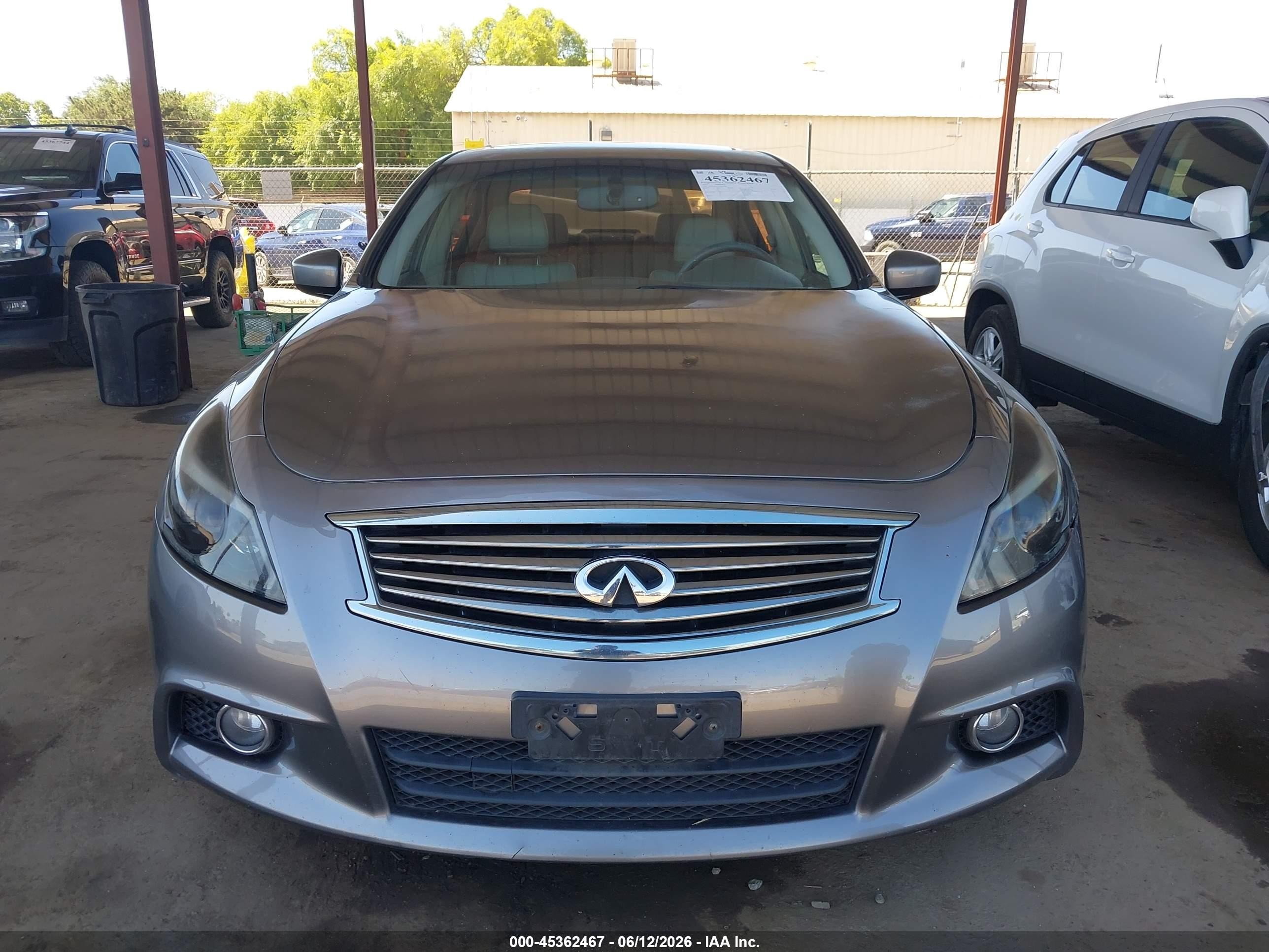 2012 Infiniti G37 Journey Gray vin: JN1CV6AP2CM934965