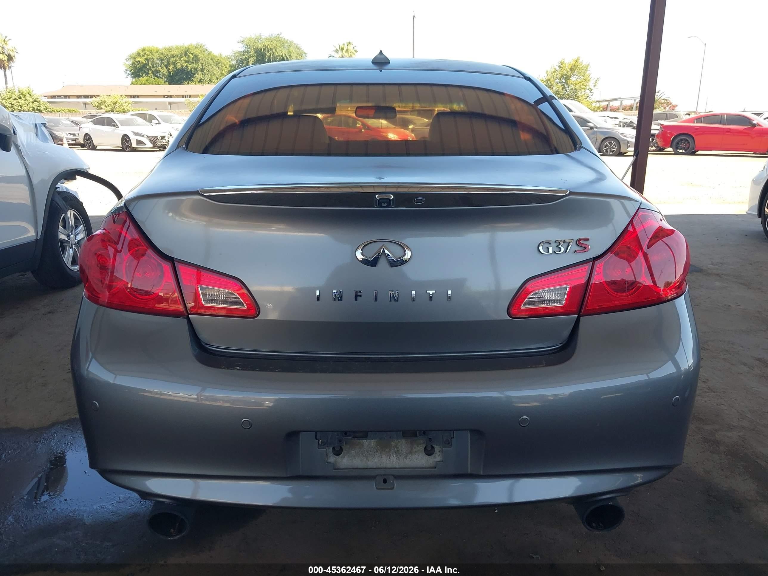 2012 Infiniti G37 Journey Gray vin: JN1CV6AP2CM934965