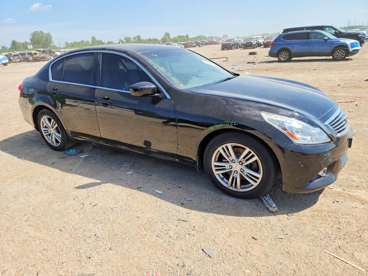 2013 Infiniti G37 Base Черный vin: JN1CV6AP2DM711200