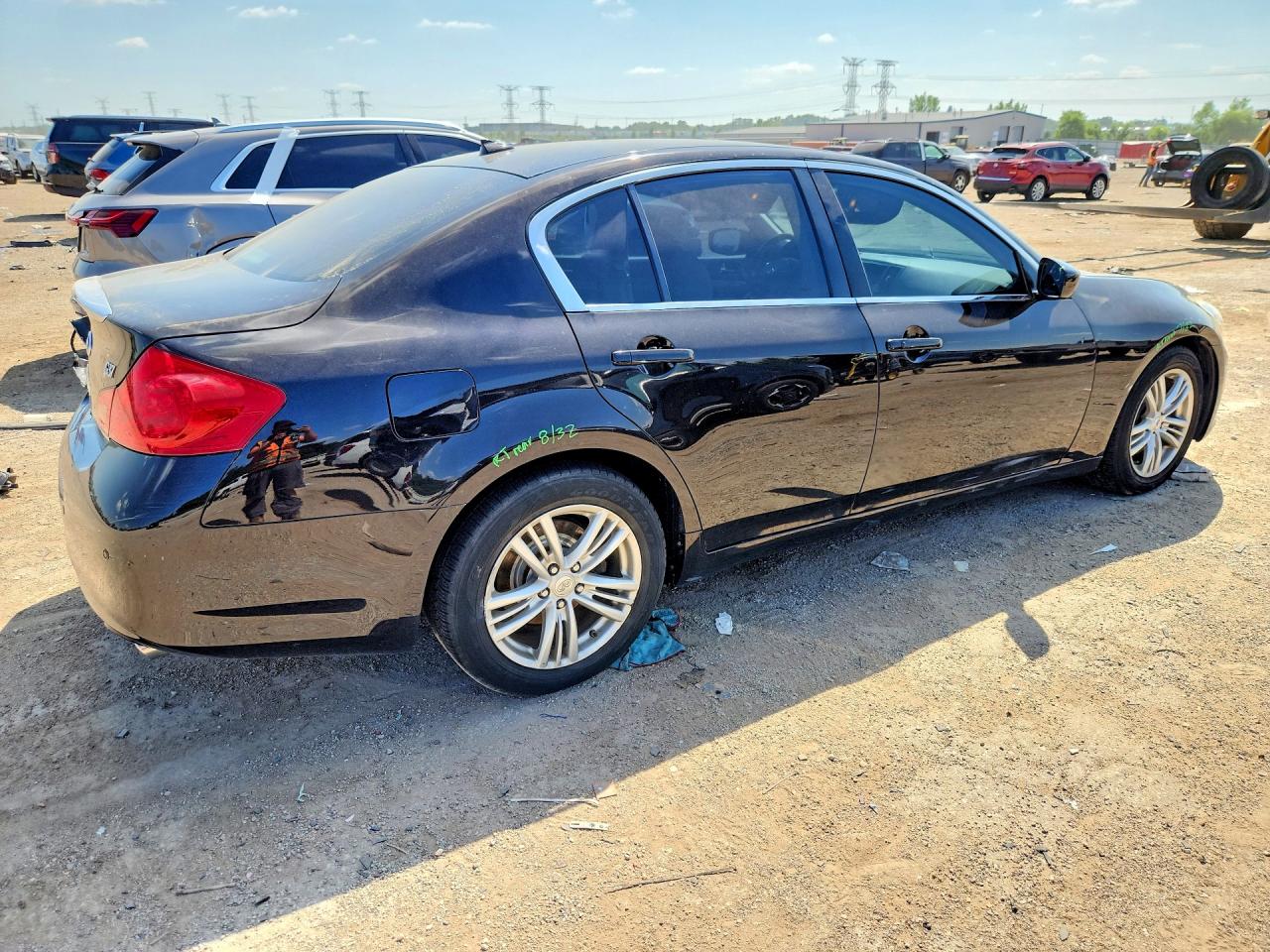 2013 Infiniti G37 Base Черный vin: JN1CV6AP2DM711200