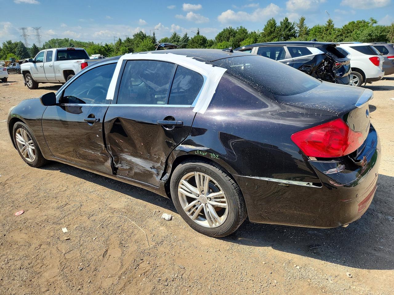 2013 Infiniti G37 Base Черный vin: JN1CV6AP2DM711200