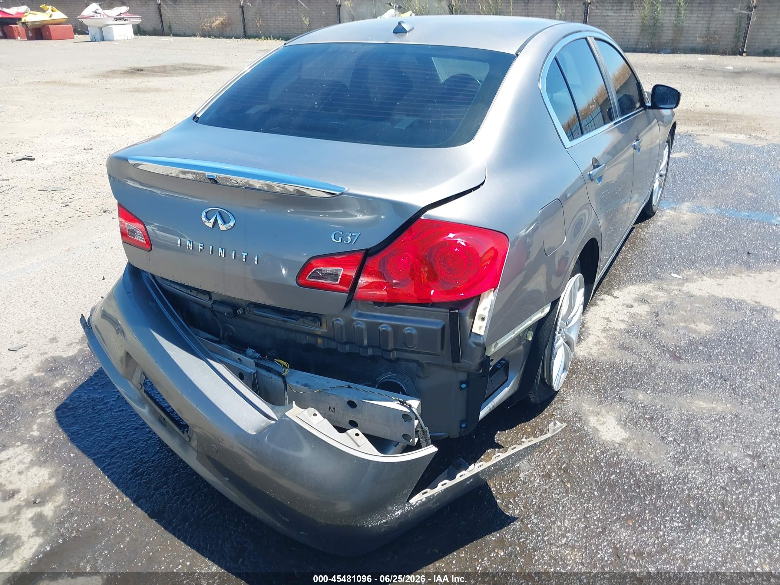 2013 Infiniti G37 Journey Gray vin: JN1CV6AP2DM719670