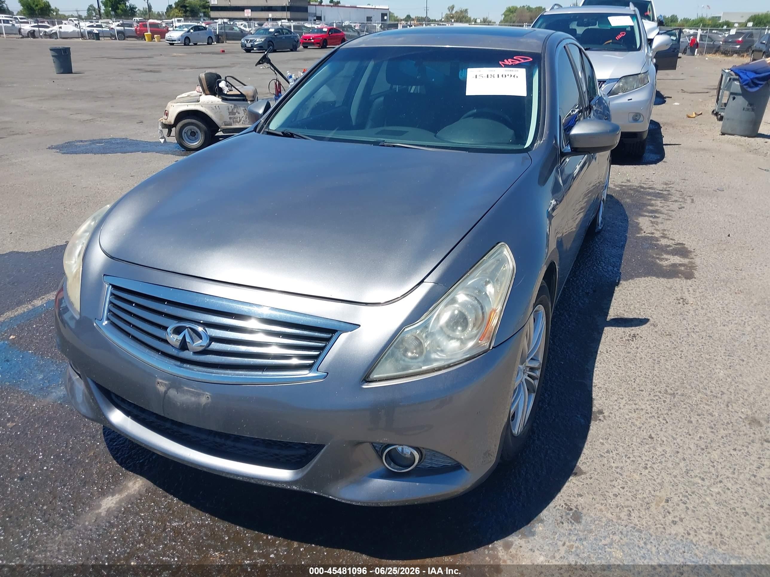 2013 Infiniti G37 Journey Gray vin: JN1CV6AP2DM719670