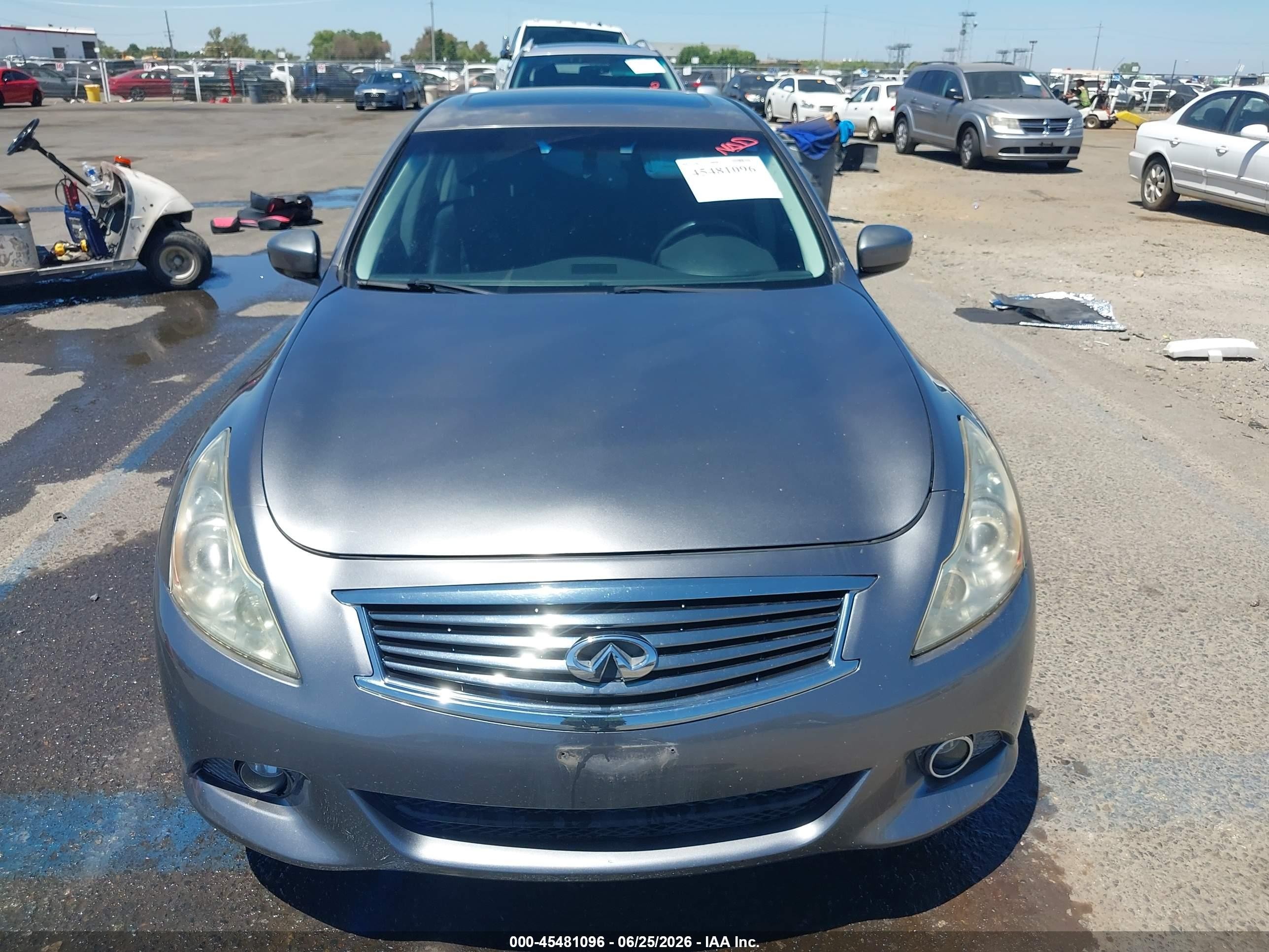 2013 Infiniti G37 Journey Gray vin: JN1CV6AP2DM719670
