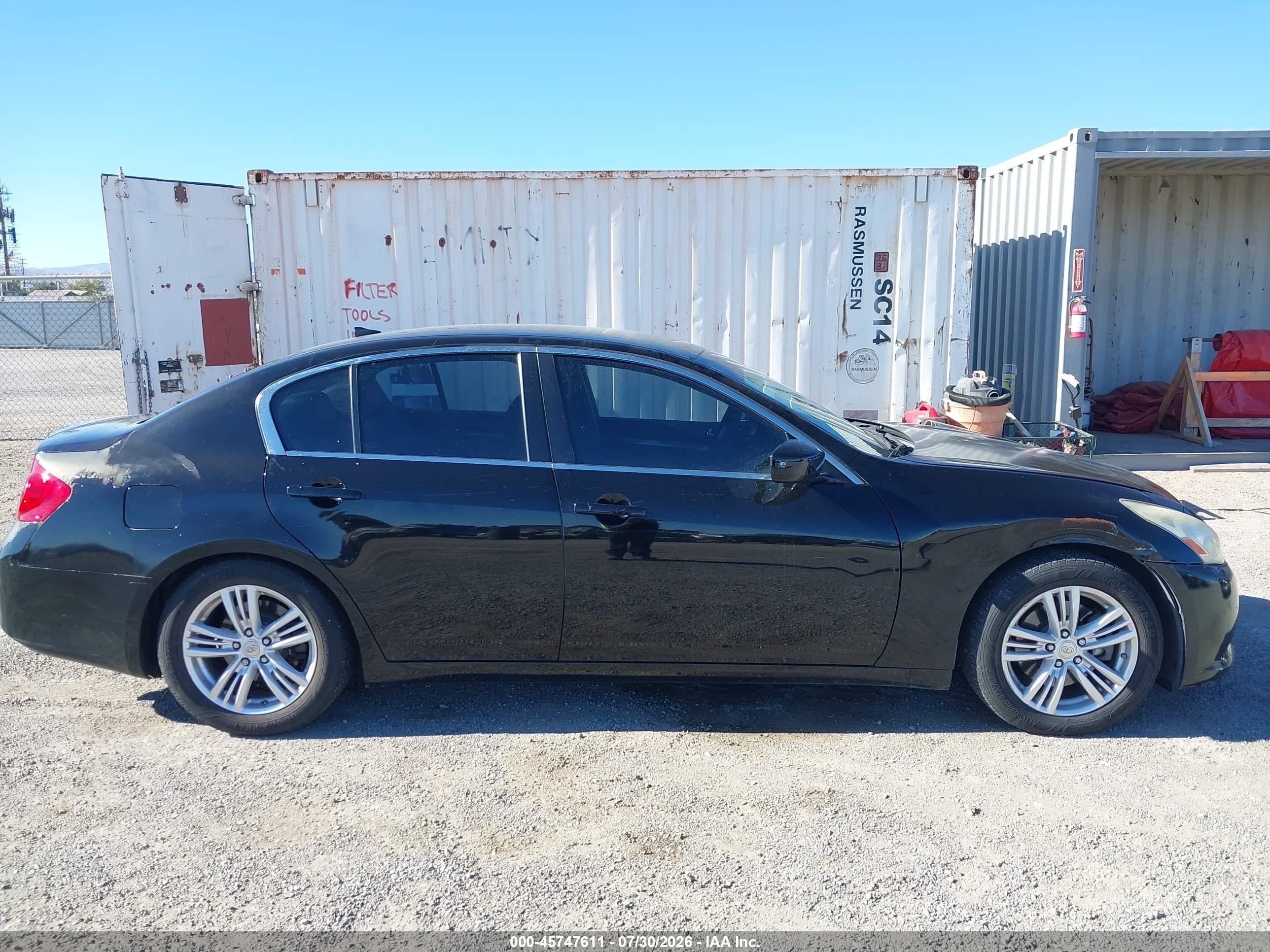 2013 Infiniti G37 Journey Black vin: JN1CV6AP2DM721516
