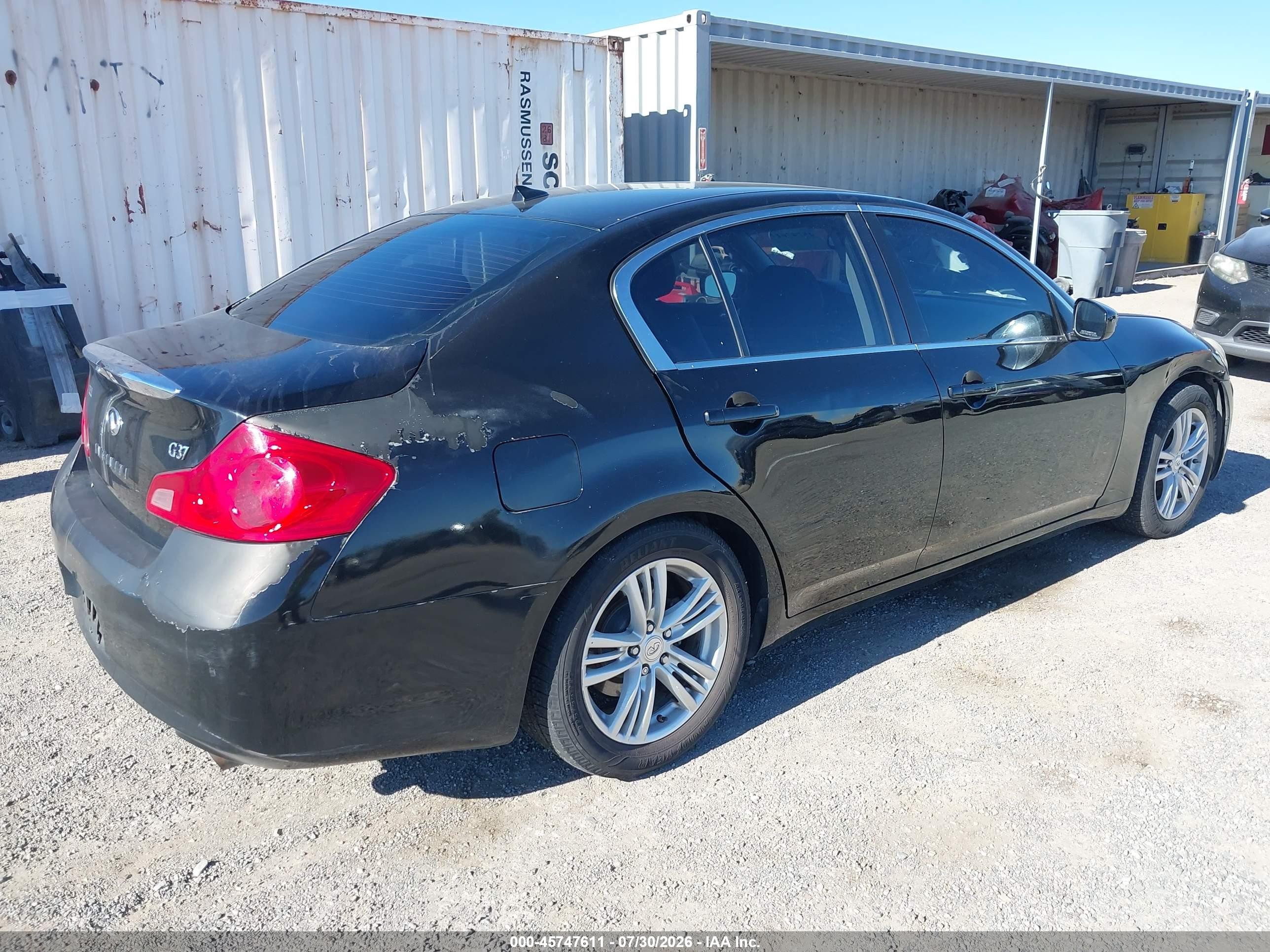 2013 Infiniti G37 Journey Black vin: JN1CV6AP2DM721516