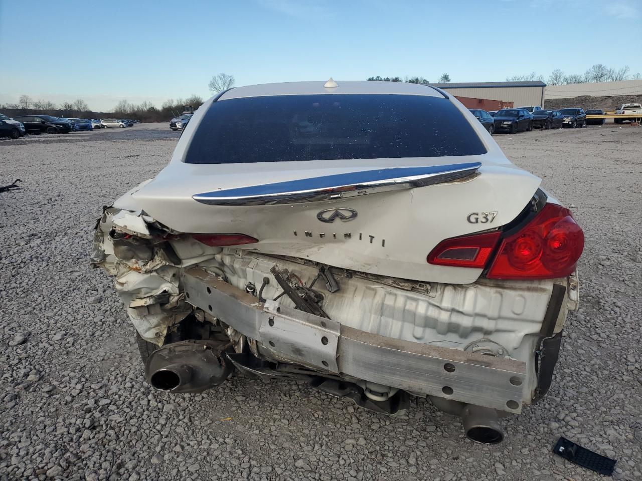 2013 Infiniti G37 Base Белый vin: JN1CV6AP2DM722505