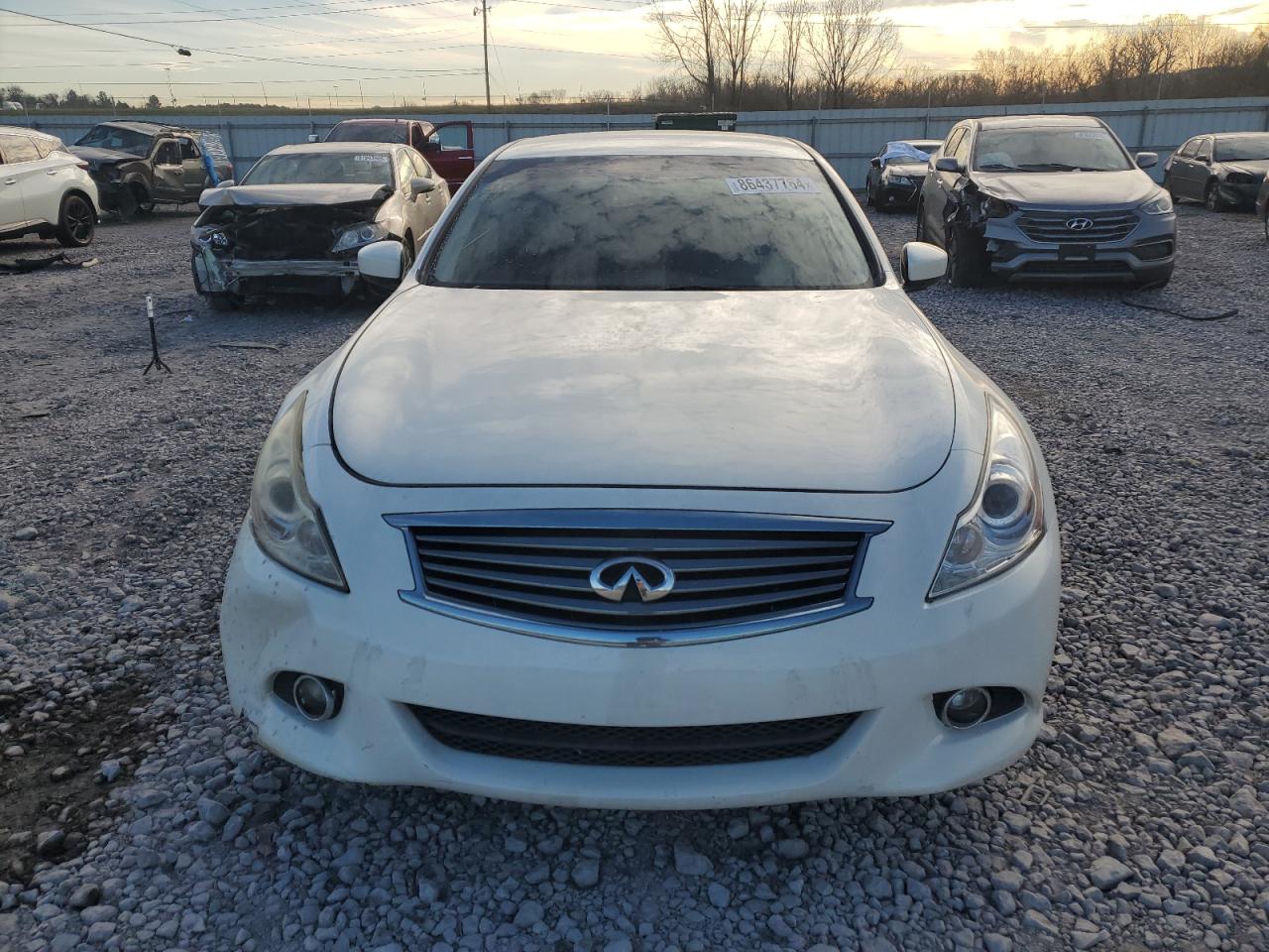2013 Infiniti G37 Base Белый vin: JN1CV6AP2DM722505