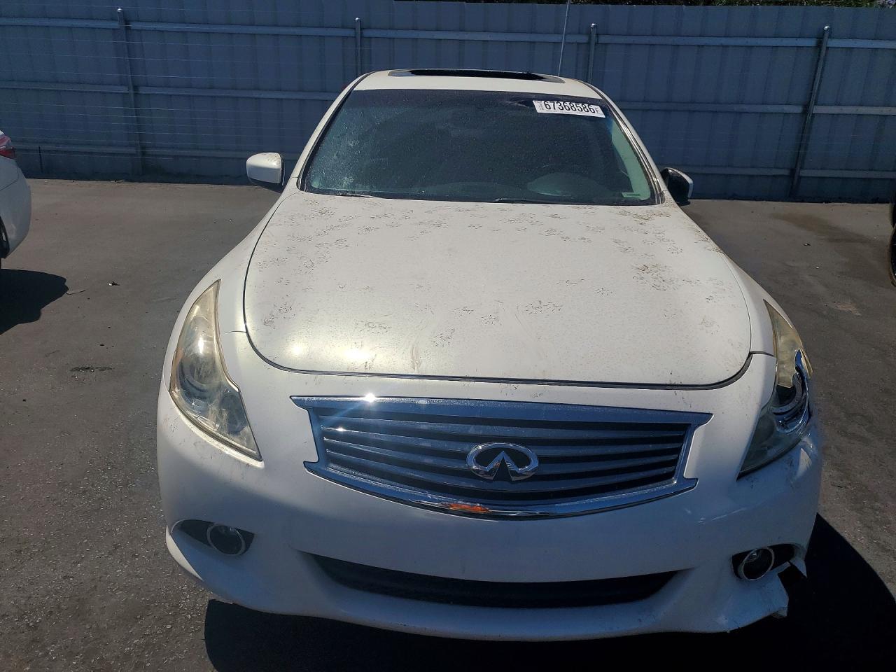 2010 Infiniti G37 Sedan Base White vin: JN1CV6AP3AM204334