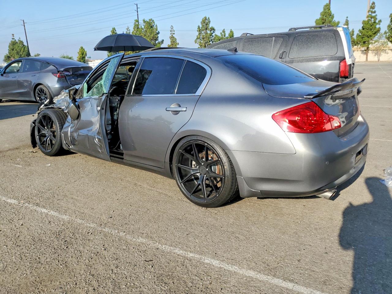 2010 Infiniti G37 Sedan Base Charcoal vin: JN1CV6AP3AM403514