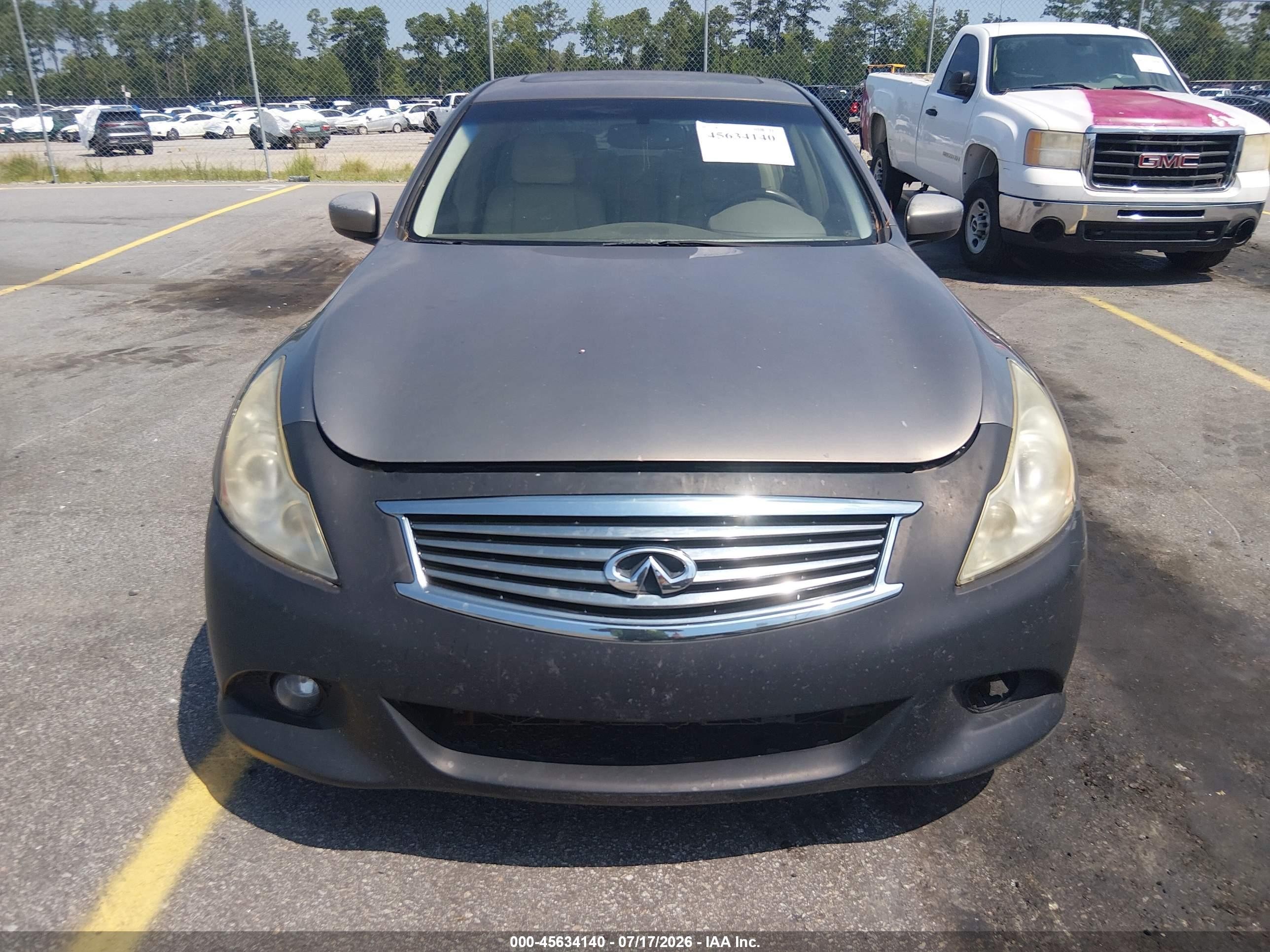 2010 Infiniti G37 Journey Gray vin: JN1CV6AP3AM406817