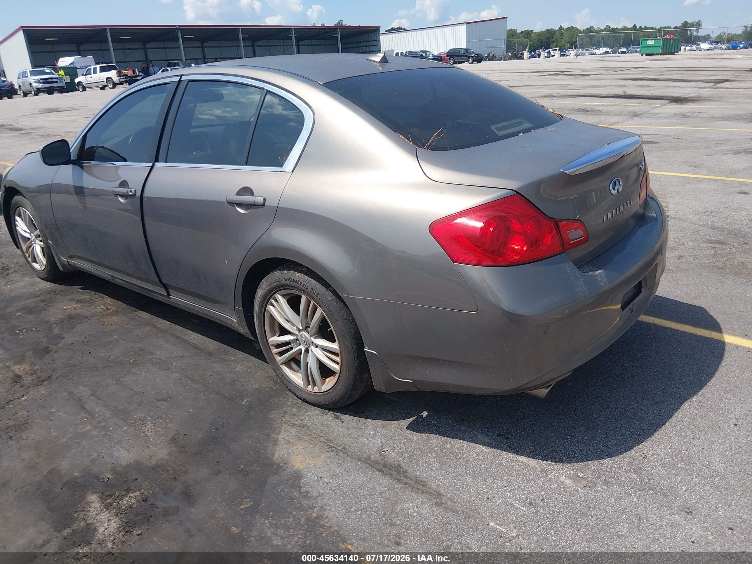 2010 Infiniti G37 Journey Gray vin: JN1CV6AP3AM406817