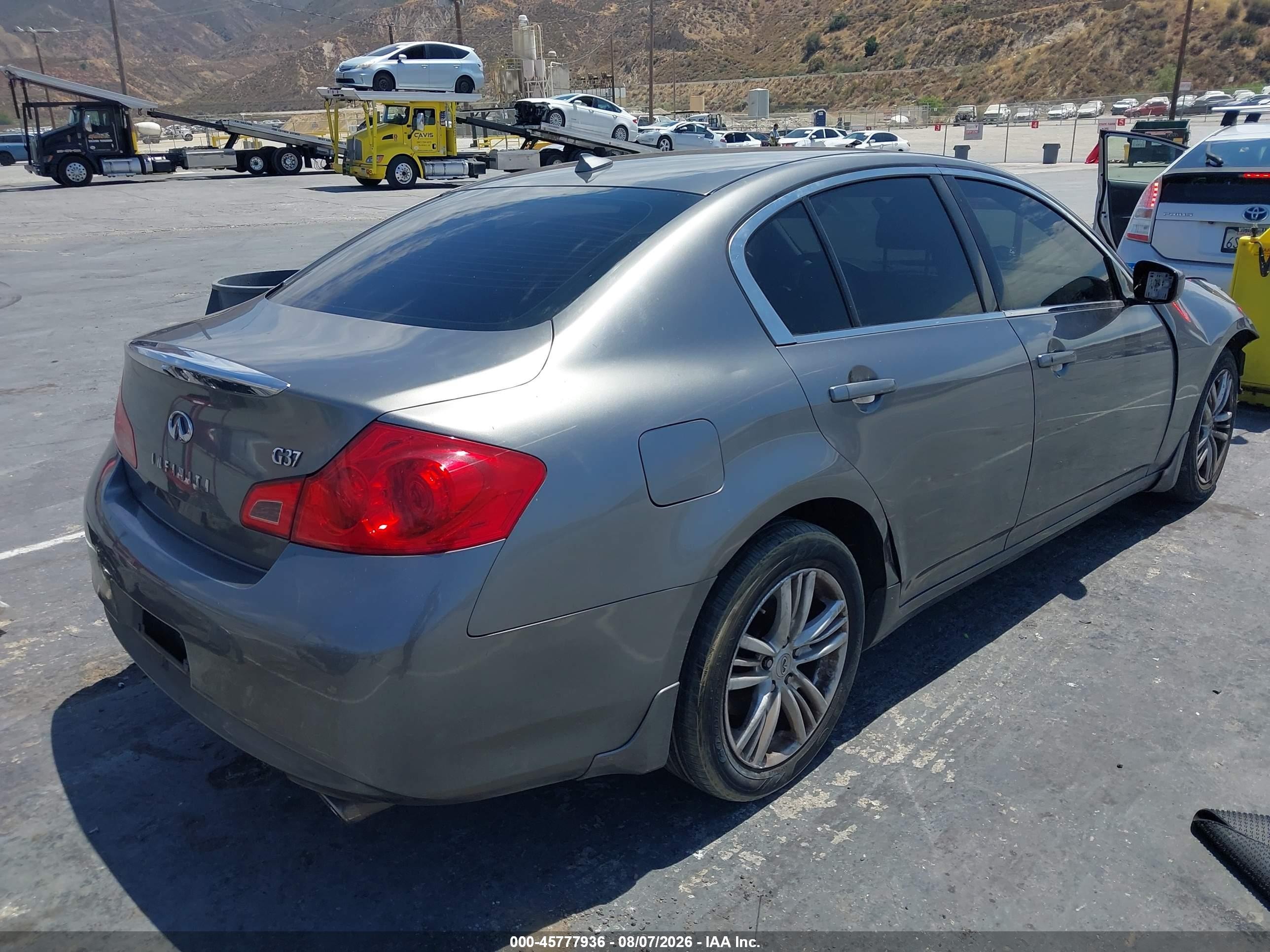2010 Infiniti G37 Journey Серый vin: JN1CV6AP3AM408079