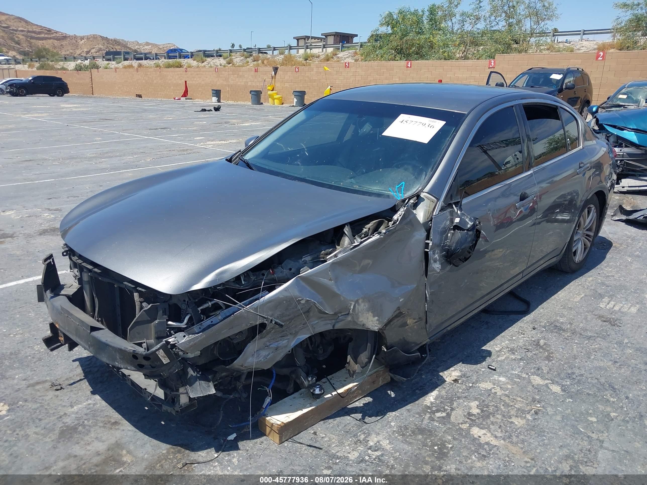 2010 Infiniti G37 Journey Серый vin: JN1CV6AP3AM408079