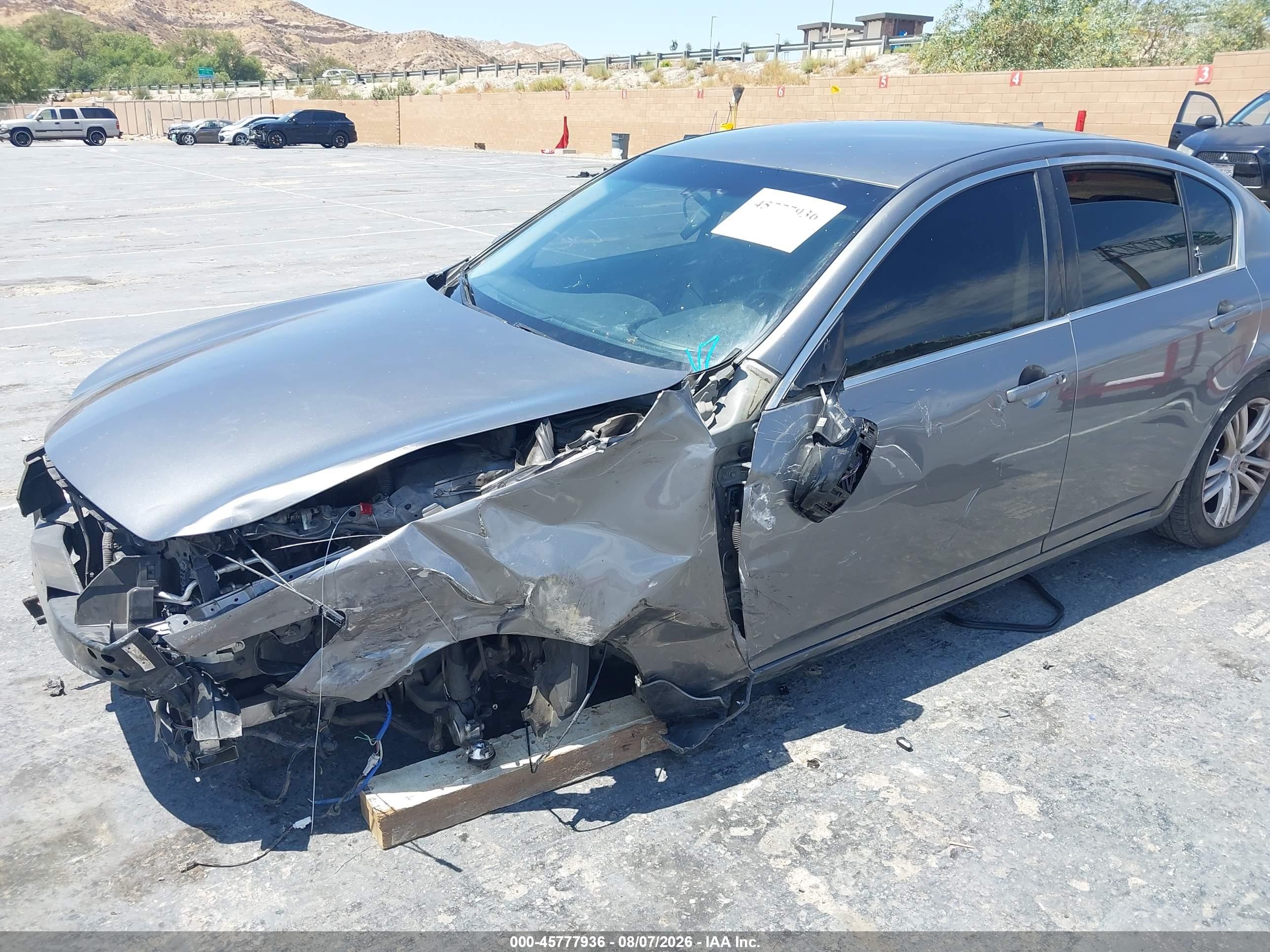 2010 Infiniti G37 Journey Серый vin: JN1CV6AP3AM408079