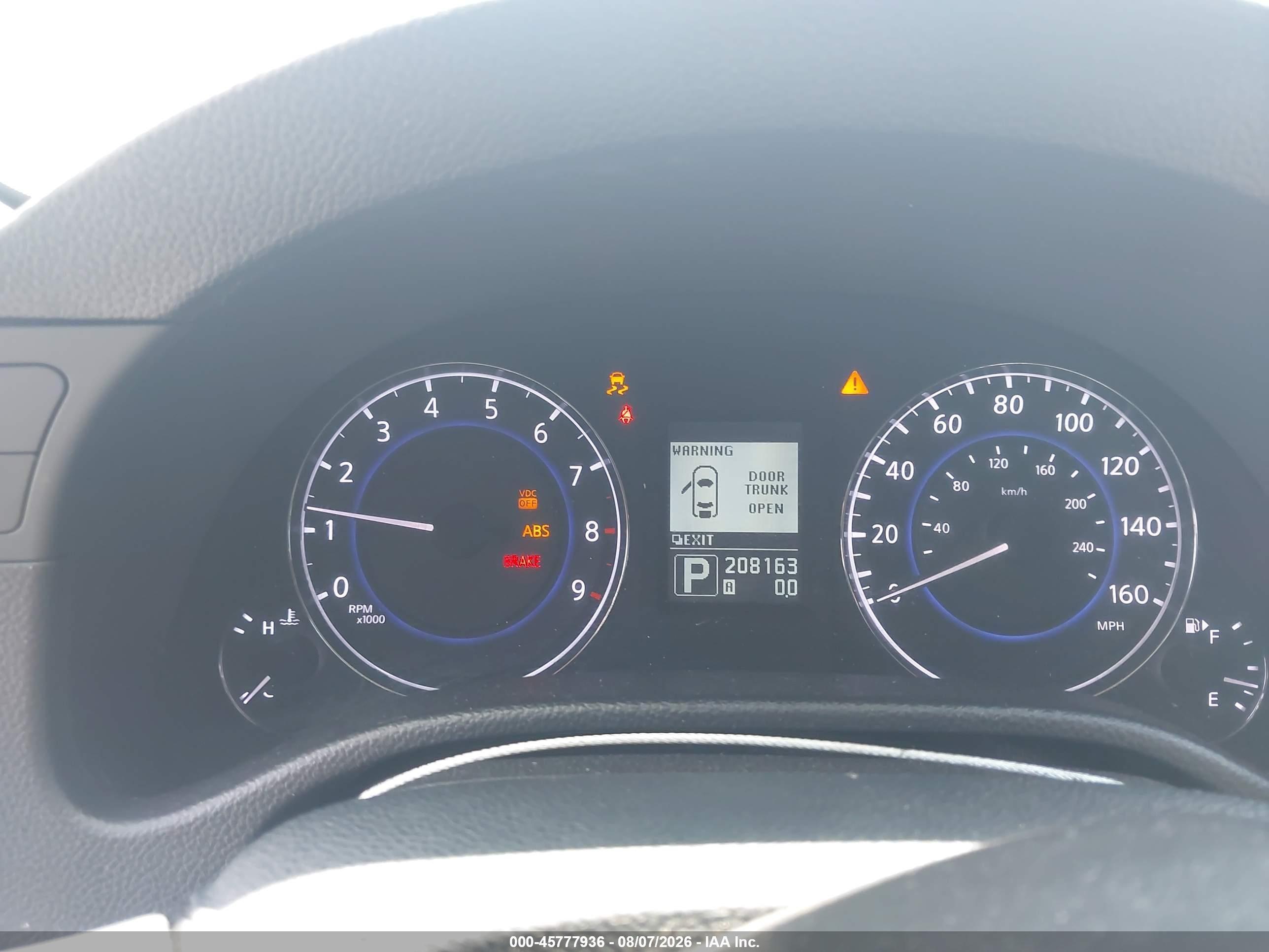 2010 Infiniti G37 Journey Серый vin: JN1CV6AP3AM408079