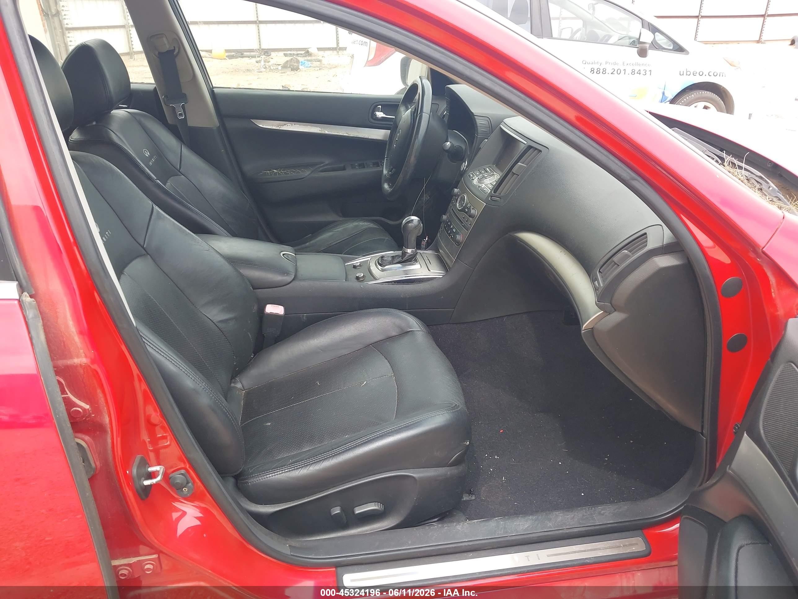 2011 Infiniti G37 Journey Red vin: JN1CV6AP3BM506367