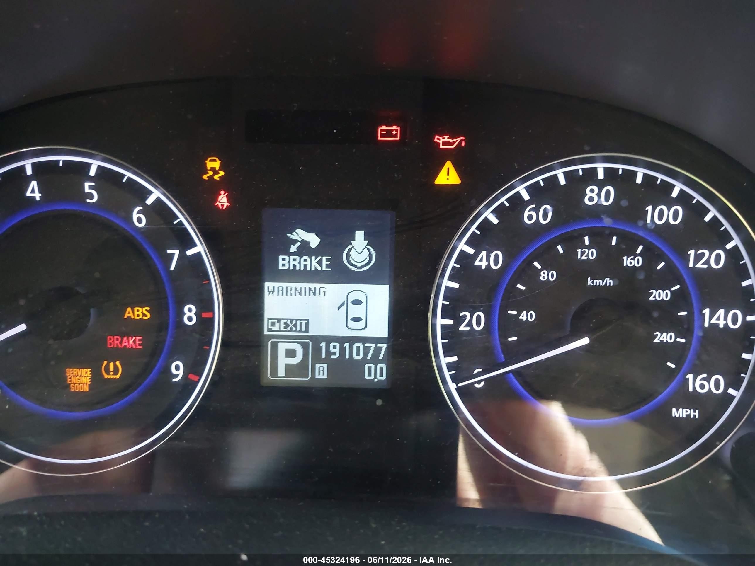2011 Infiniti G37 Journey Red vin: JN1CV6AP3BM506367