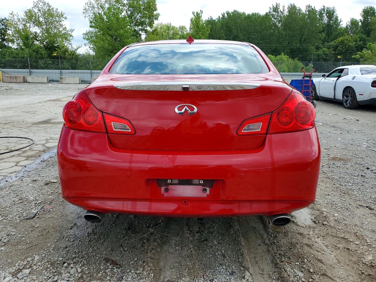 2012 Infiniti G37 Sedan Journey Red vin: JN1CV6AP3CM621441