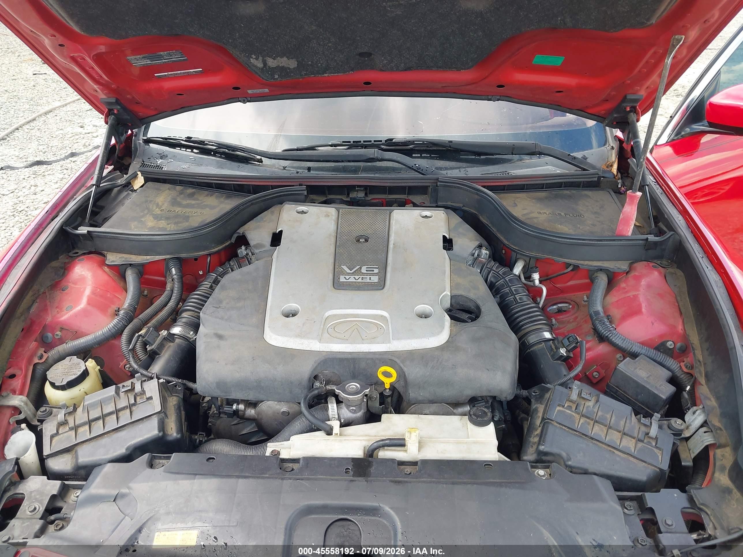 2012 Infiniti G37 Journey Red vin: JN1CV6AP3CM626803