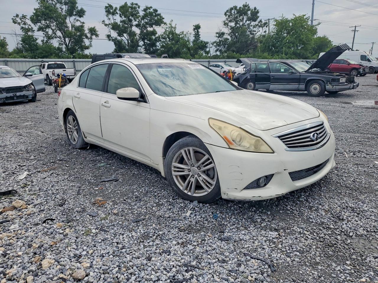 2012 Infiniti G37 Sedan Journey White vin: JN1CV6AP3CM933761