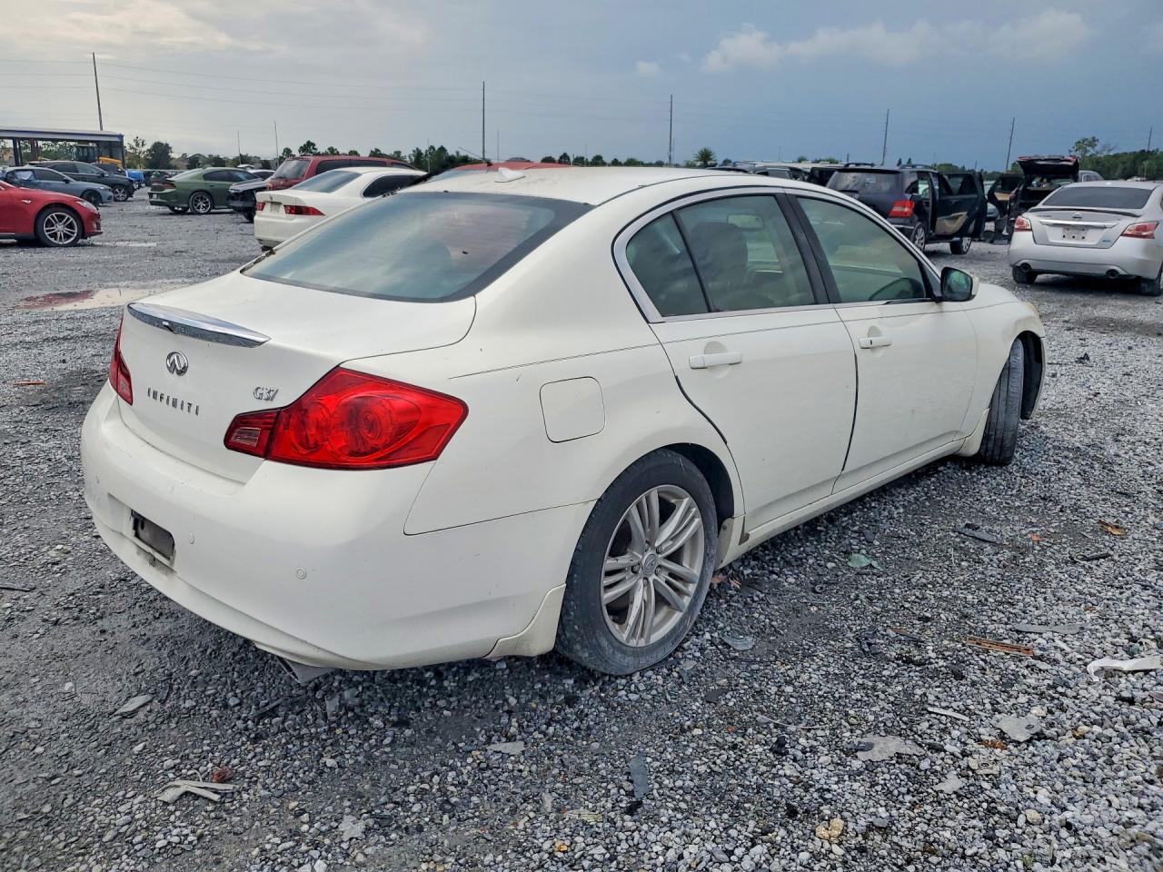 2012 Infiniti G37 Sedan Journey White vin: JN1CV6AP3CM933761