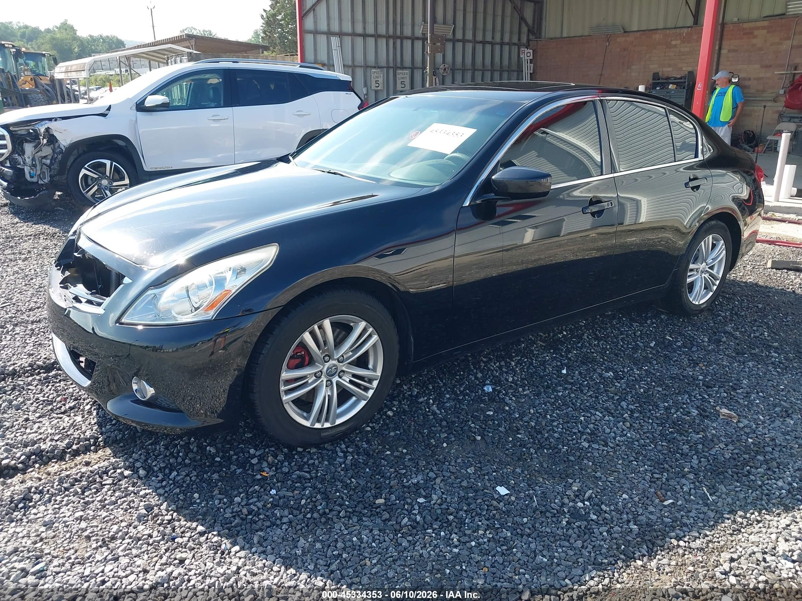 2012 Infiniti G37 Journey Black vin: JN1CV6AP3CM935414