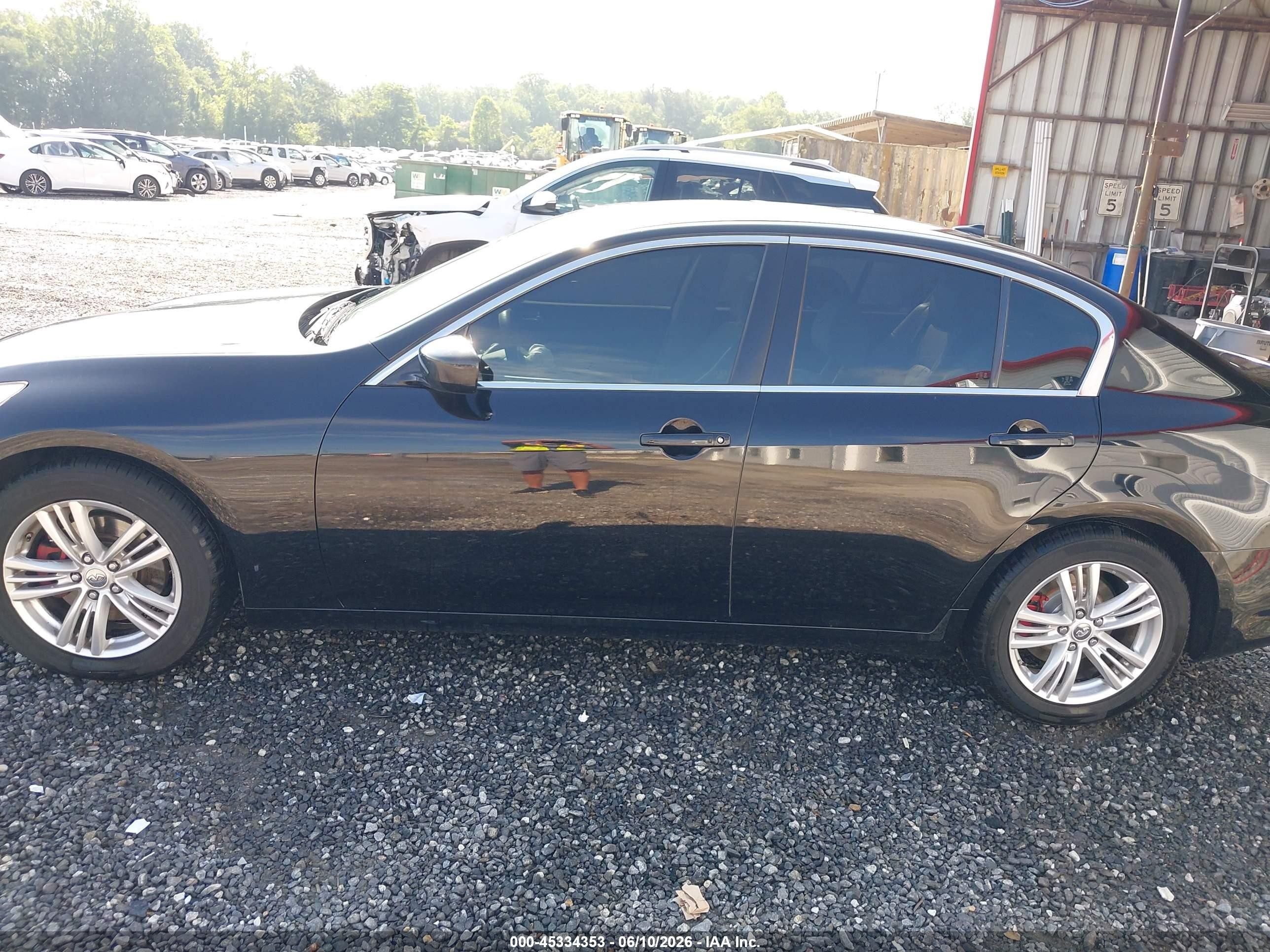 2012 Infiniti G37 Journey Black vin: JN1CV6AP3CM935414