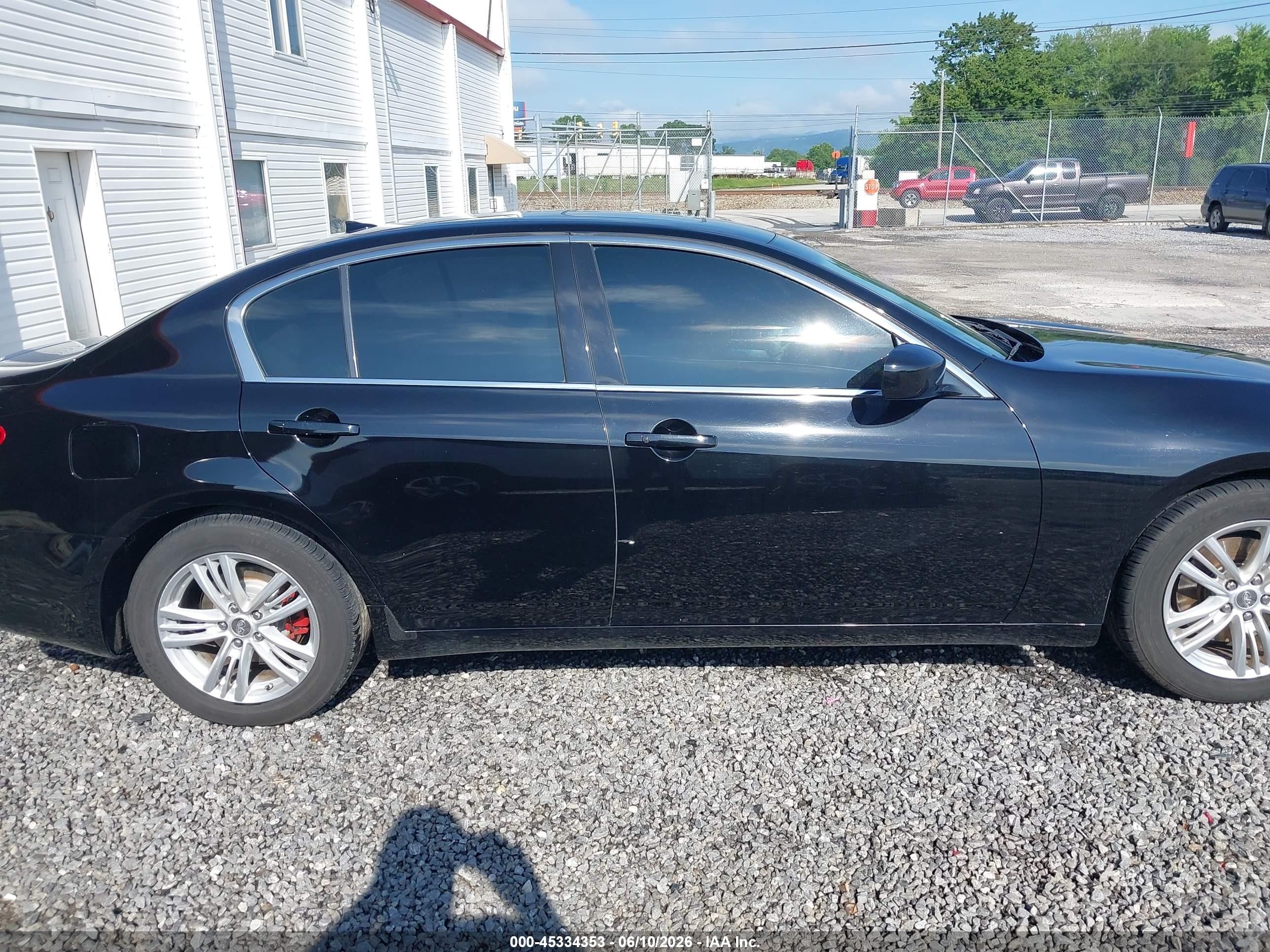2012 Infiniti G37 Journey Black vin: JN1CV6AP3CM935414