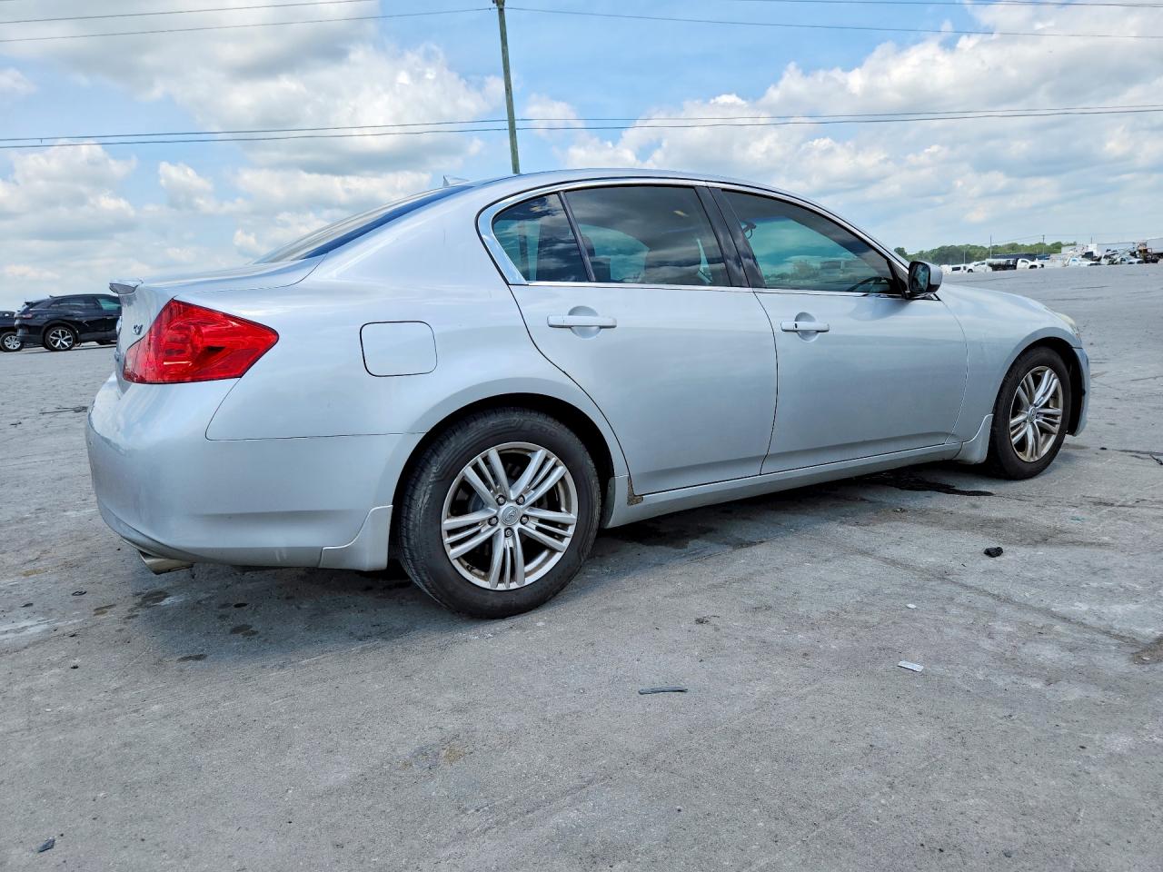 2013 Infiniti G37 Base/journey/sport Silver vin: JN1CV6AP3DM306771