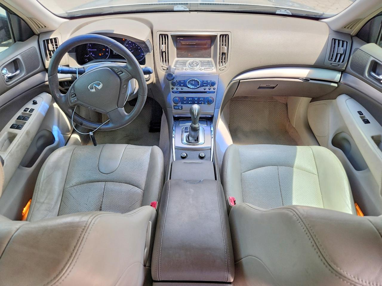 2013 Infiniti G37 Base/journey/sport Silver vin: JN1CV6AP3DM306771