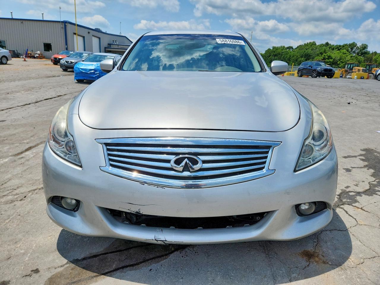 2013 Infiniti G37 Base/journey/sport Silver vin: JN1CV6AP3DM306771