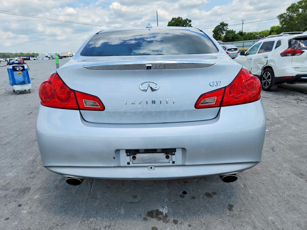2013 Infiniti G37 Base/journey/sport Silver vin: JN1CV6AP3DM306771