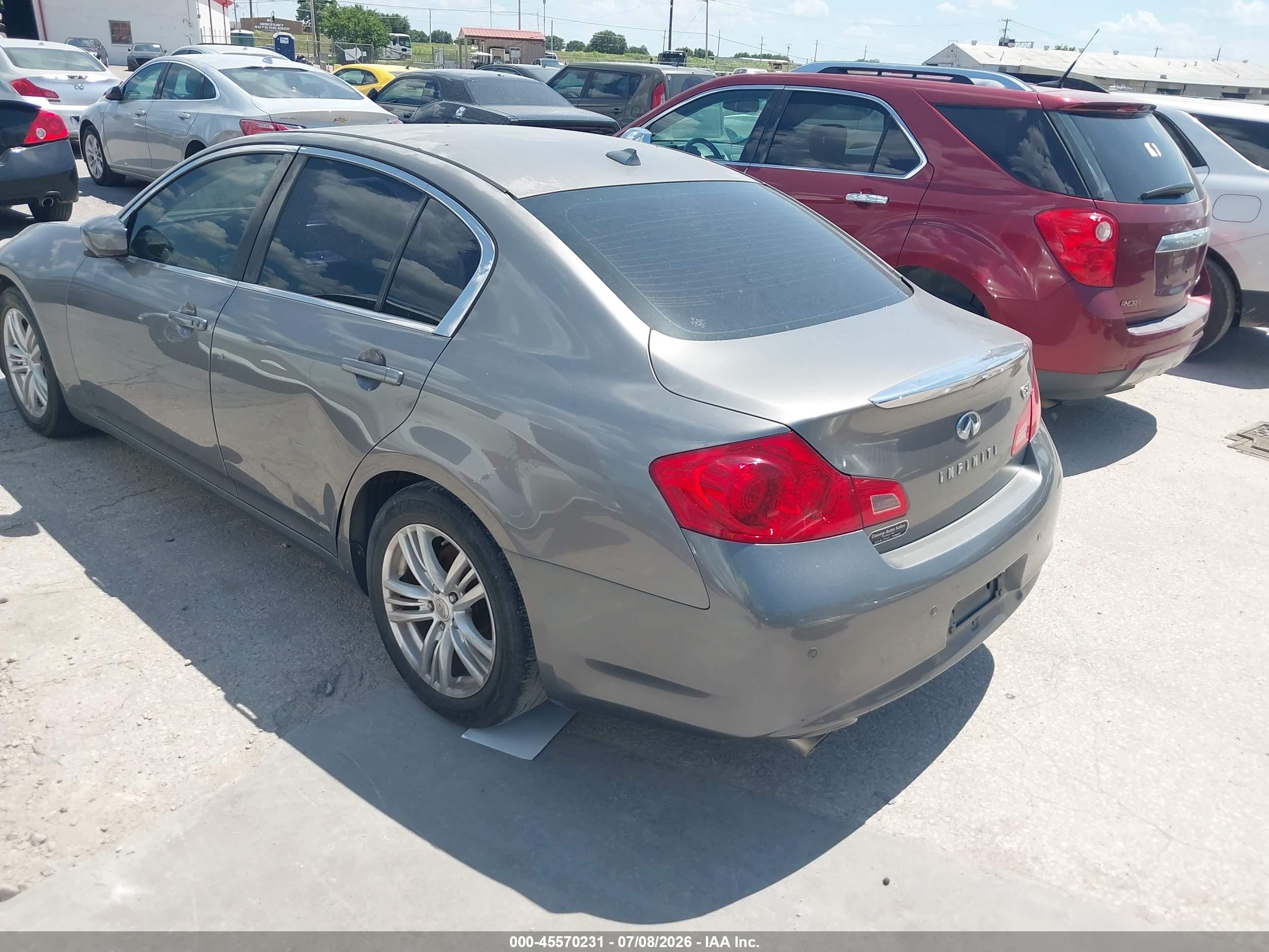 2013 Infiniti G37 Journey Gray vin: JN1CV6AP3DM713974