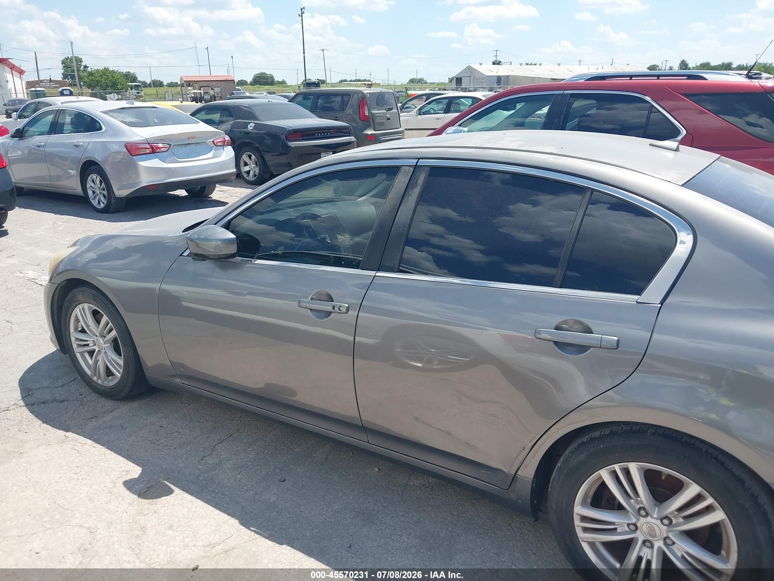 2013 Infiniti G37 Journey Gray vin: JN1CV6AP3DM713974